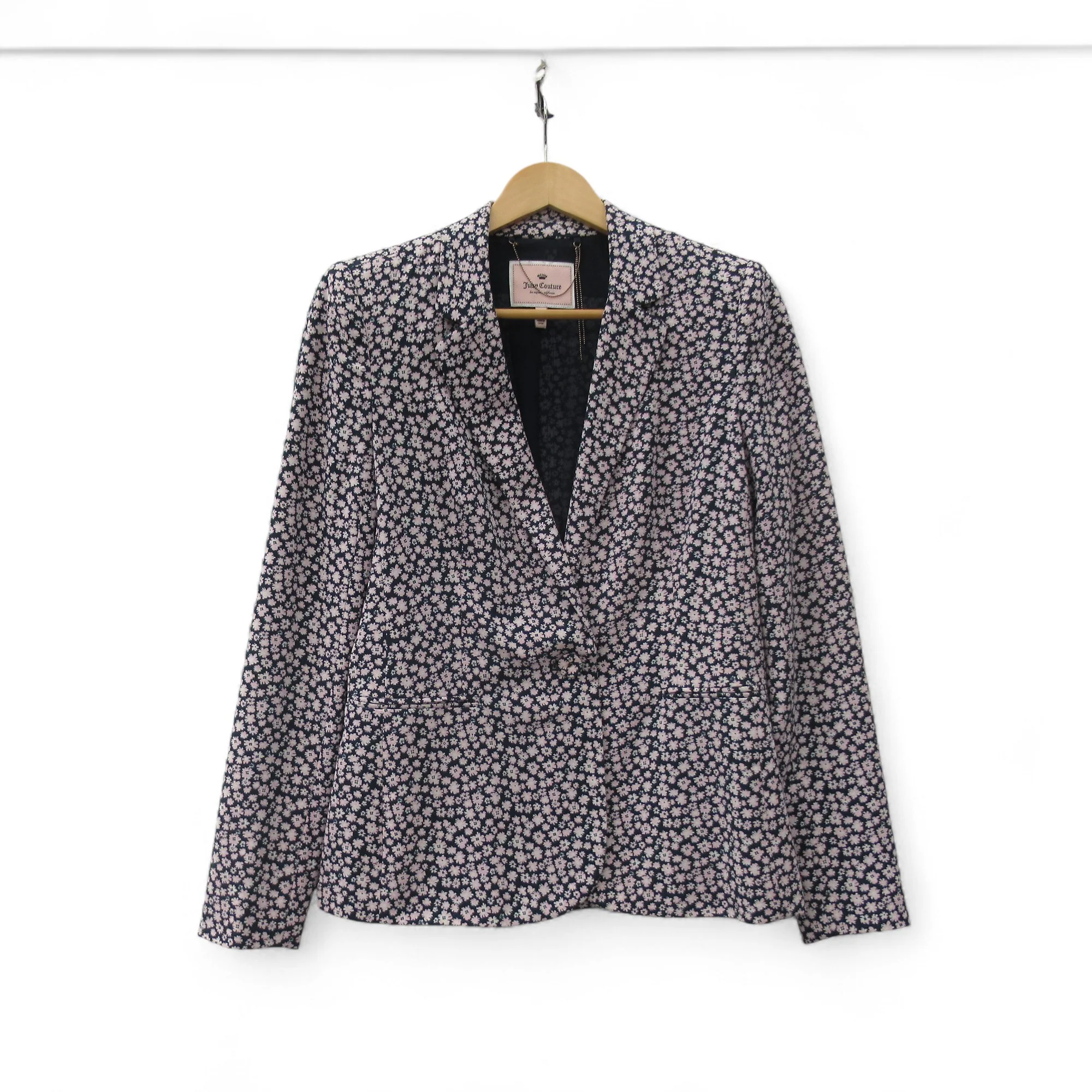 Juicy Couture Floral Blazer Jacket UK 10 Multicoloured Womenswear | Pre-loved