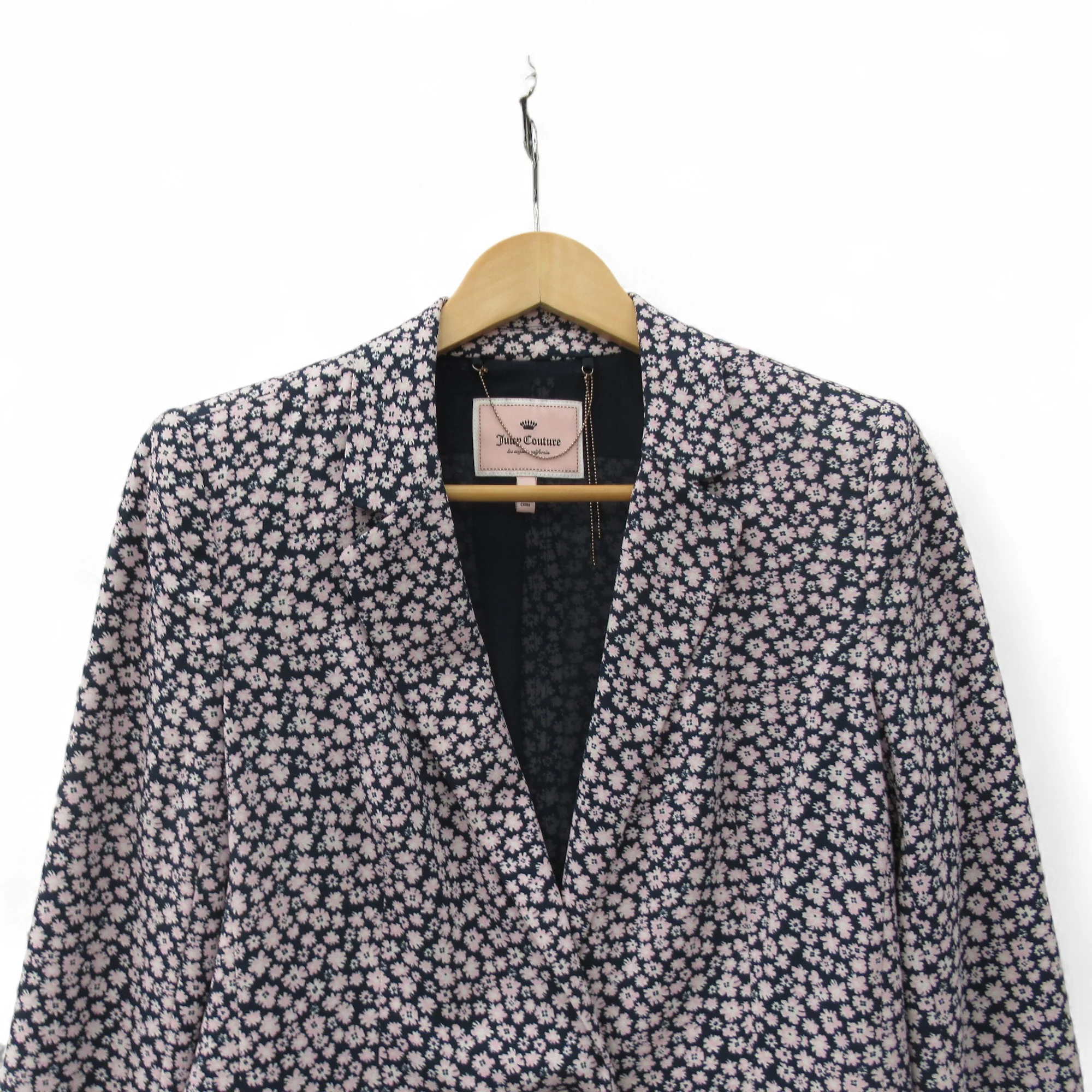 Juicy Couture Floral Blazer Jacket UK 10 Multicoloured Womenswear | Pre-loved - Image 3