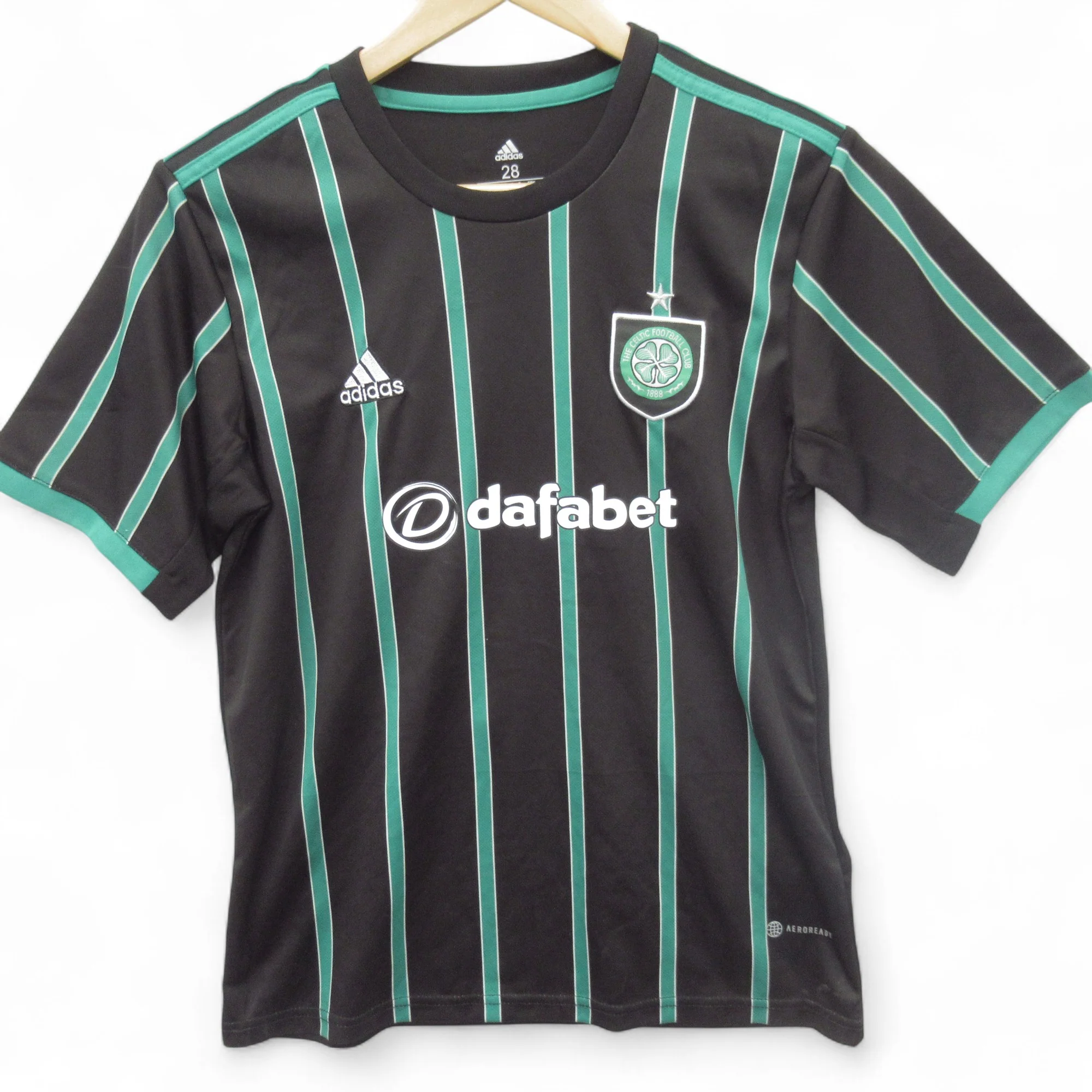 Minikit Celtic FC Official Childs Away Kit UK28 Adidas | Pre-loved - Image 2
