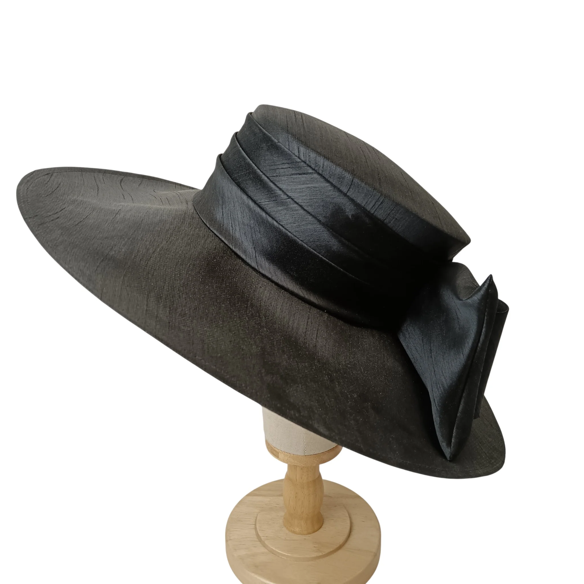Kangol Collection  Ladies Black Special Occasion Wedding Hat Womenswear | Pre-loved - Image 3