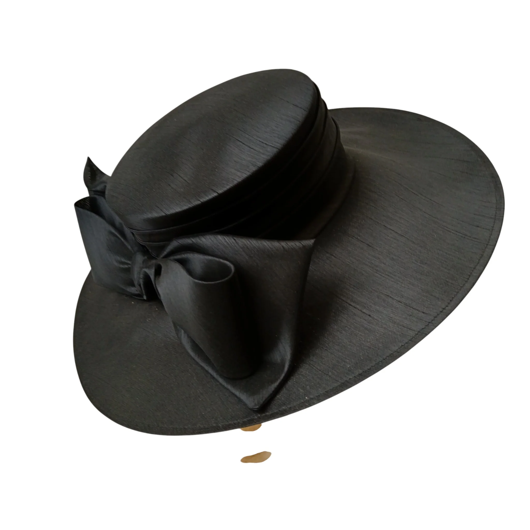 Kangol Collection  Ladies Black Special Occasion Wedding Hat Womenswear | Pre-loved - Image 4