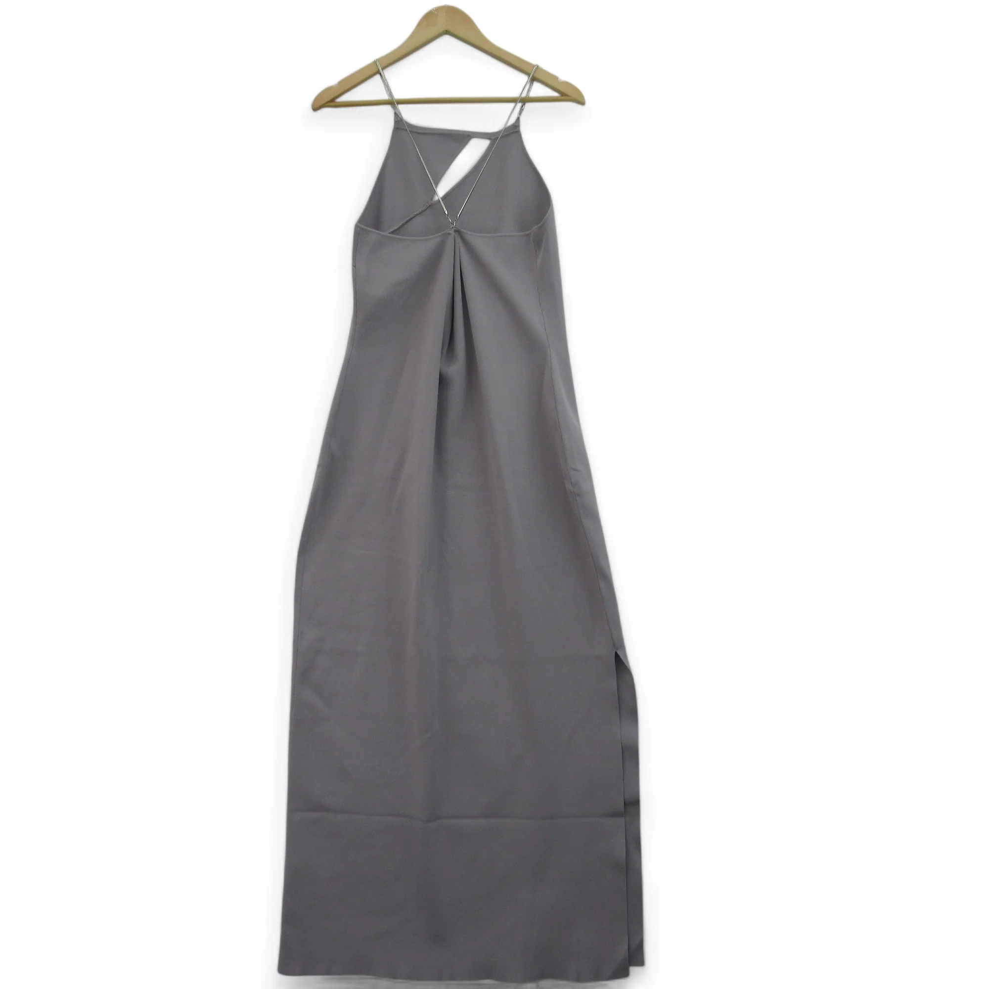 Karen Millen Dress Large Mushroom Grey Womenswear | Preloved - Image 3