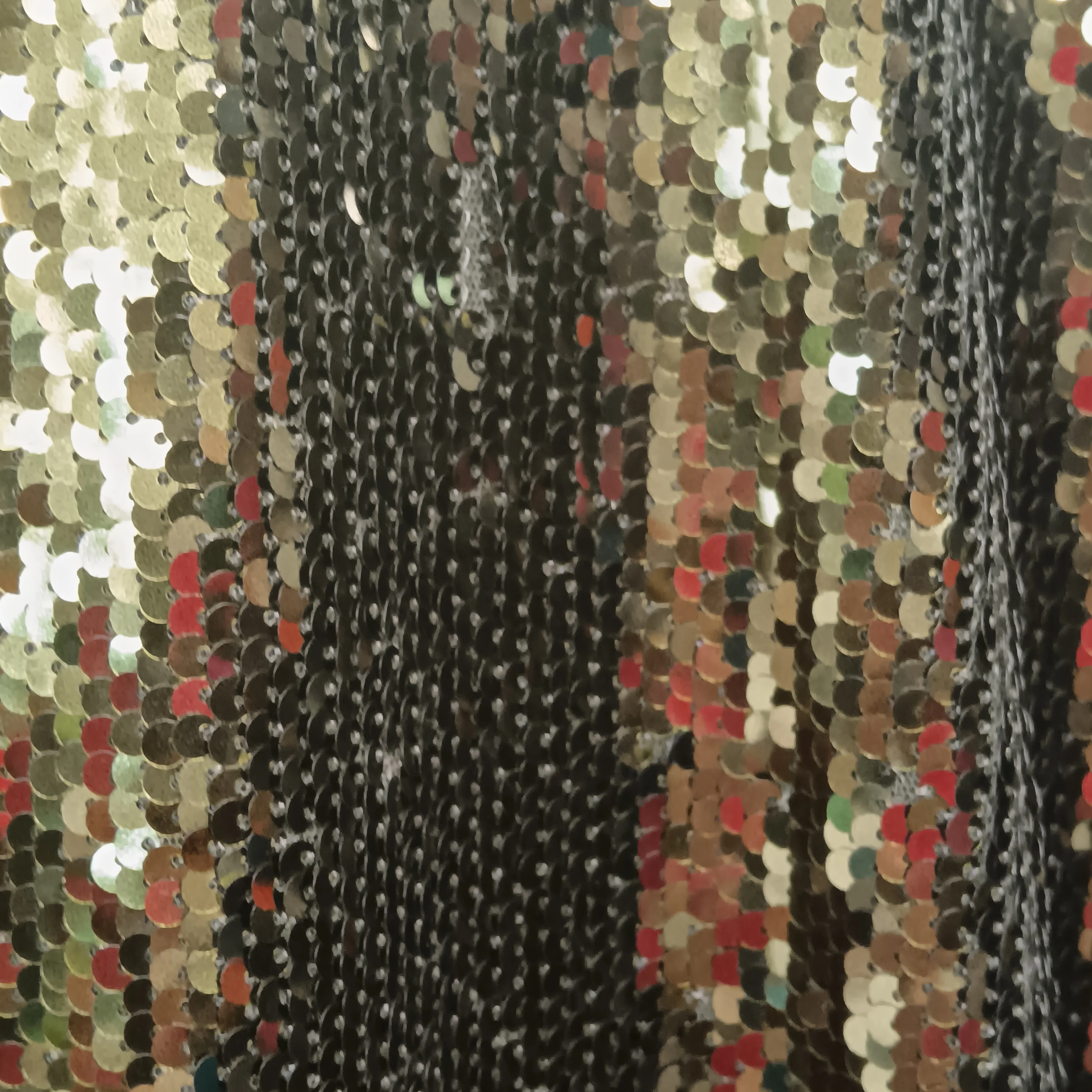 Karen Millen Green Sequins Ladies Long Dress  Short Sleeve UK 18  Womenswear | Pre-loved - Image 3