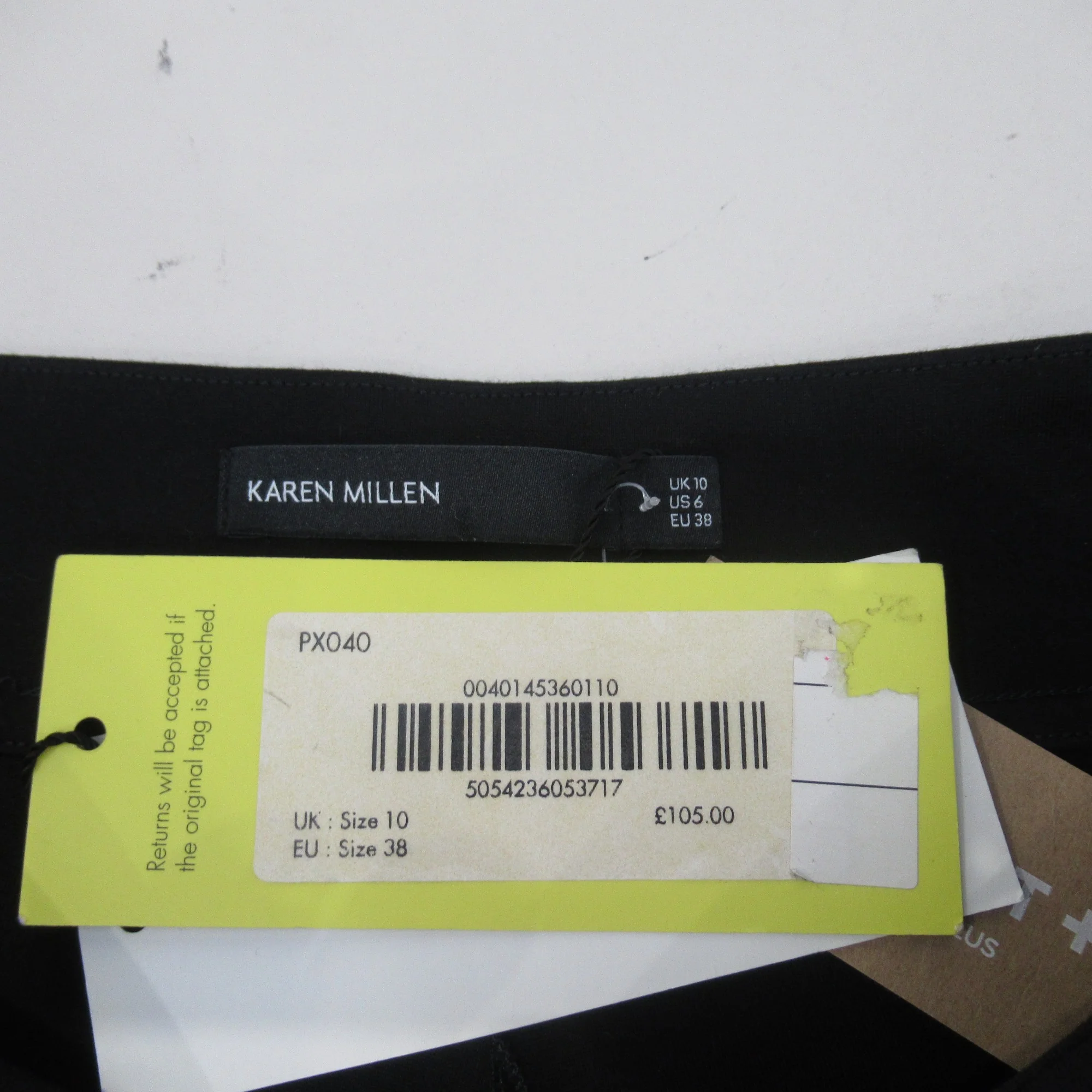Karen Millen UK 10 Black Tapered Trousers Womenswear | Preloved - Image 5