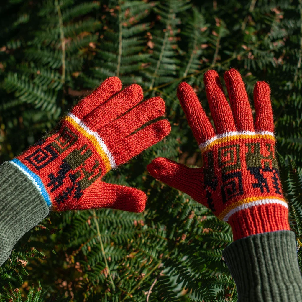 Khaki | Llama Gloves - Image 2