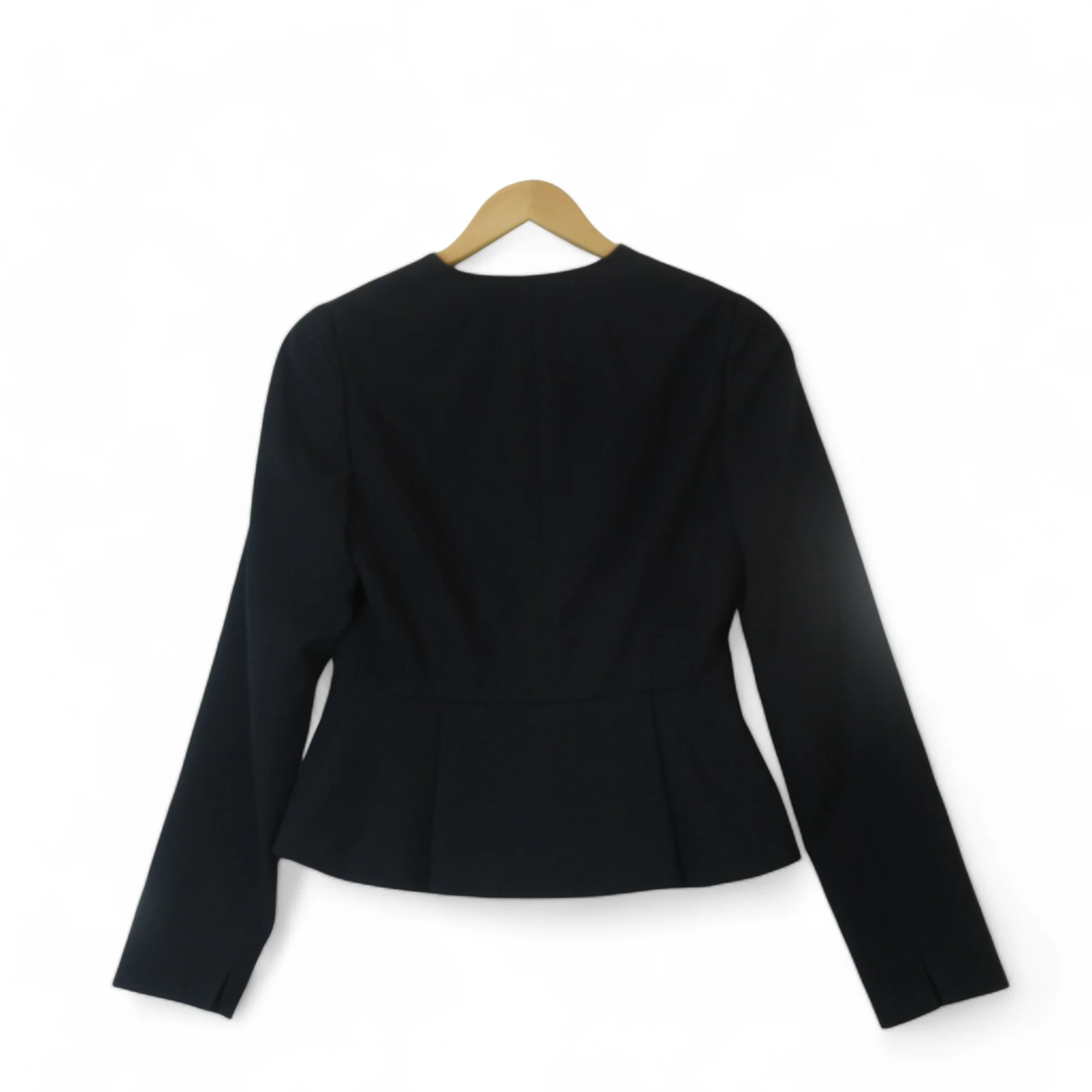L K Bennett UK 8 Navy Blue Suit Jacket Womenswear | Preloved - Image 4