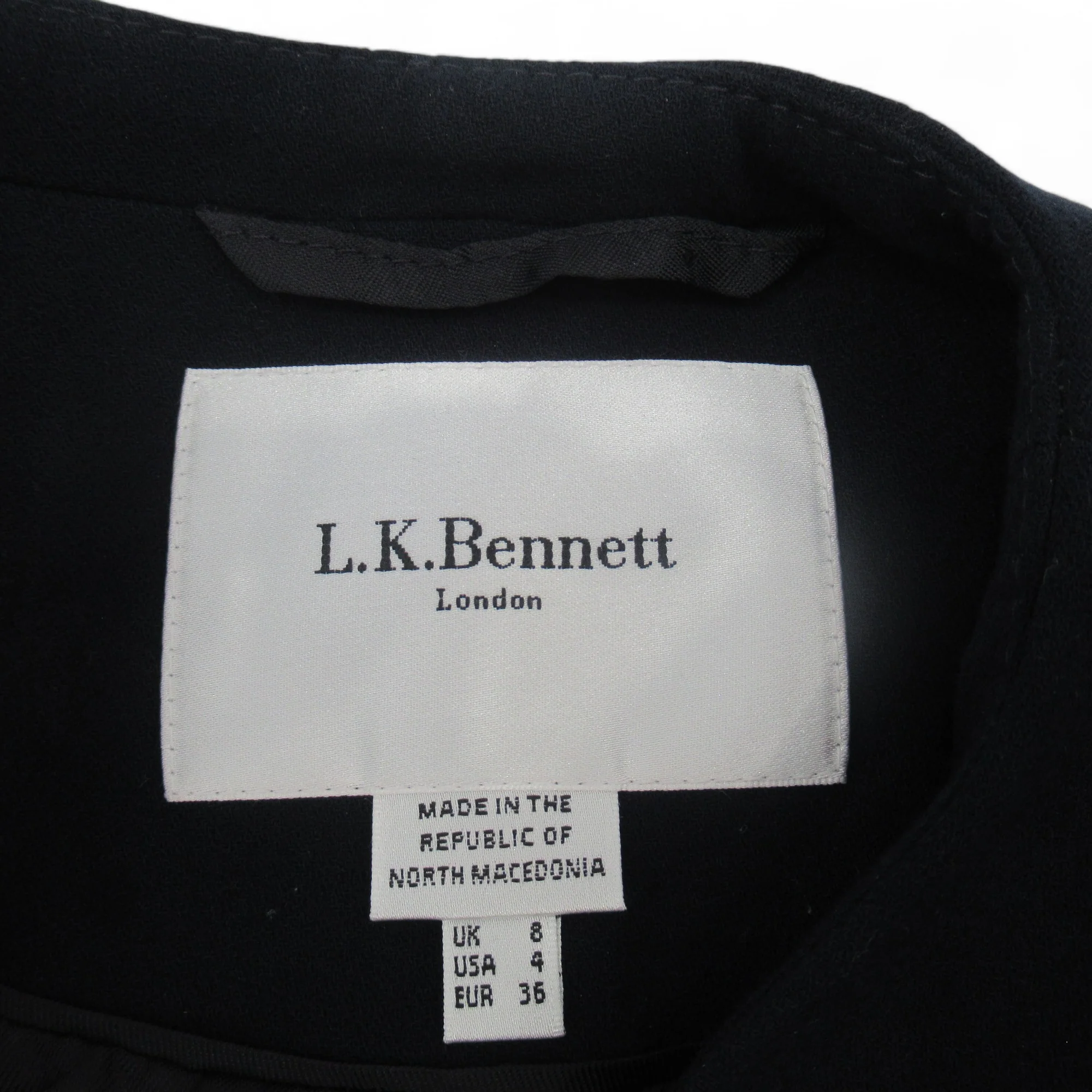 L K Bennett UK 8 Navy Blue Suit Jacket Womenswear | Preloved - Image 5