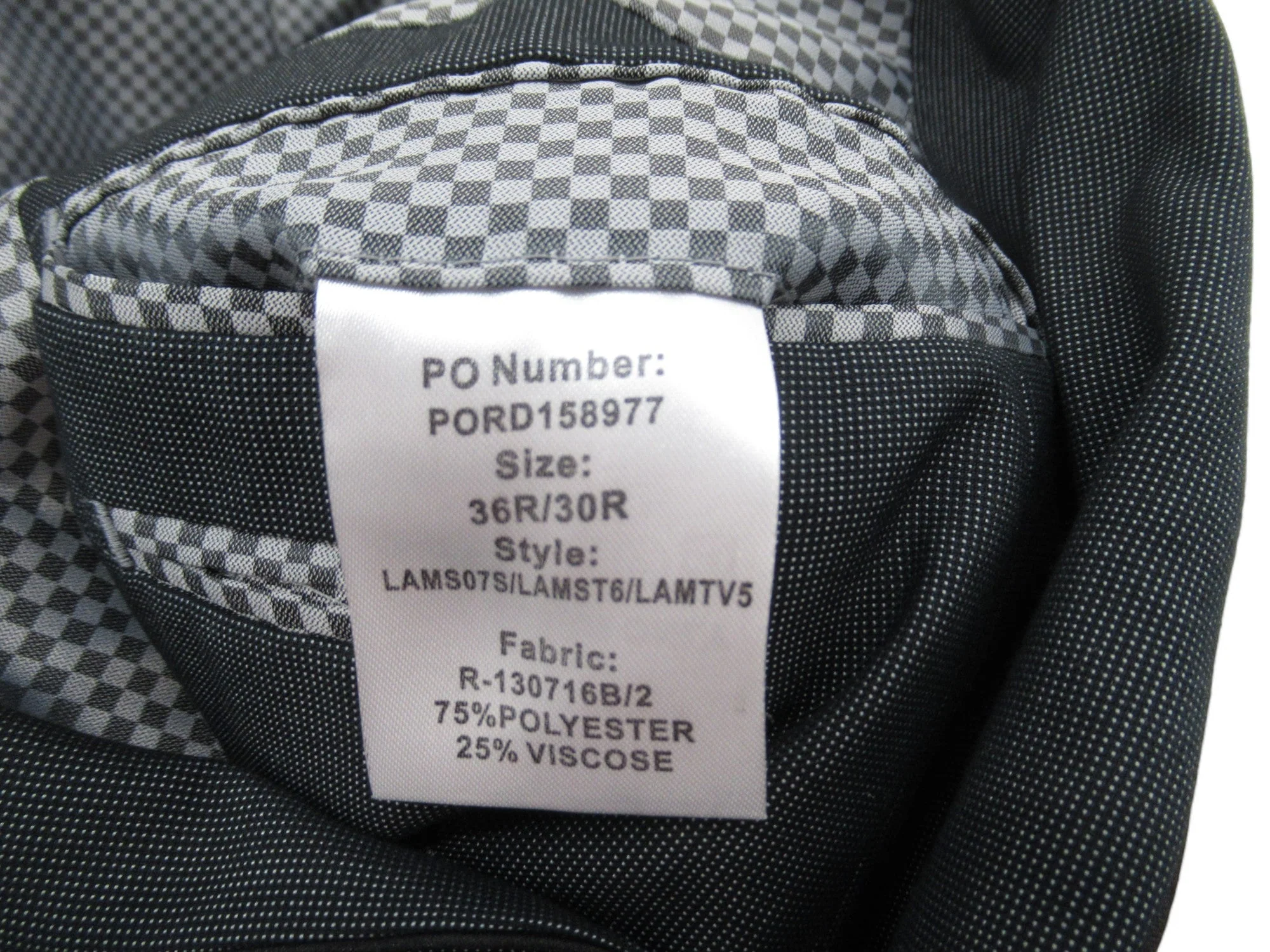 Lambretta 3 Piece Suit 36R/30R Black Grey Formal Menswear | Preloved - Image 6