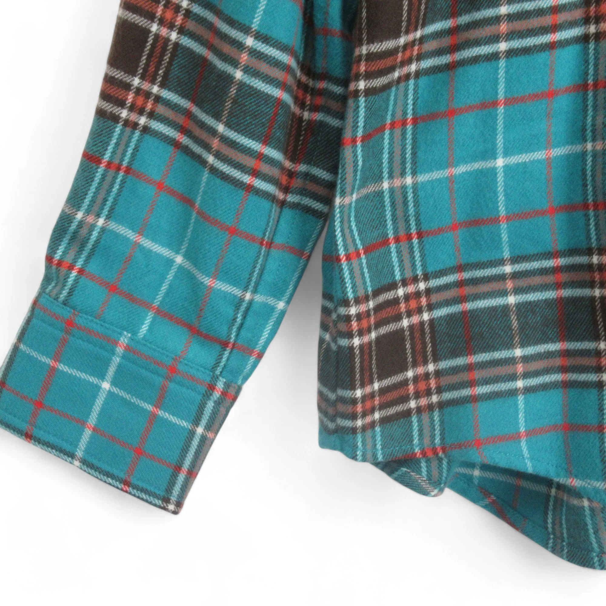 Lands End Small Multicoloured Check Shirt Womenswear | Preloved - Image 3