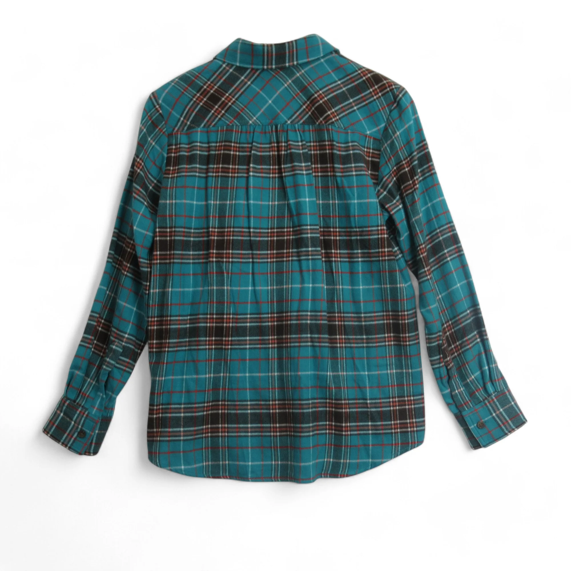 Lands End Small Multicoloured Check Shirt Womenswear | Preloved - Image 5