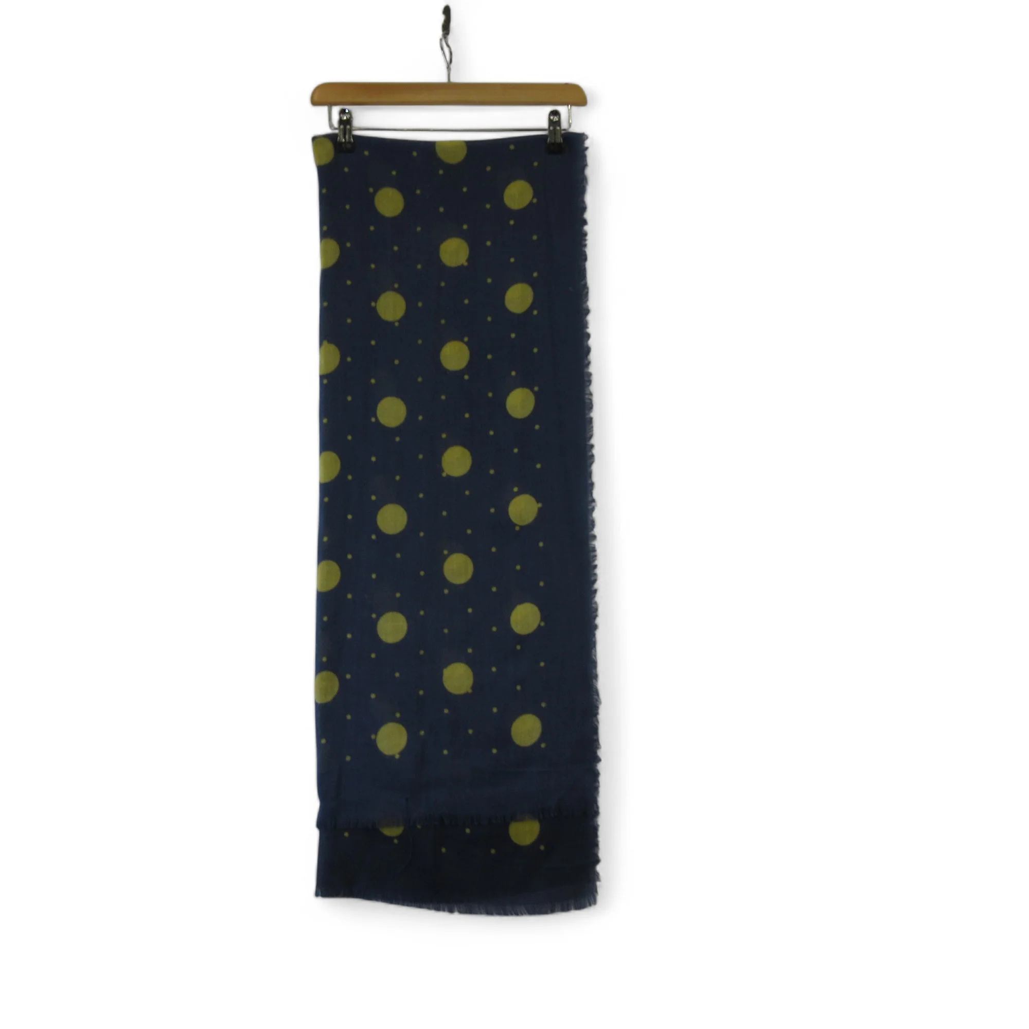 Laura Ashley Scarf Blue Yellow Spotted Womenswear | Preloved