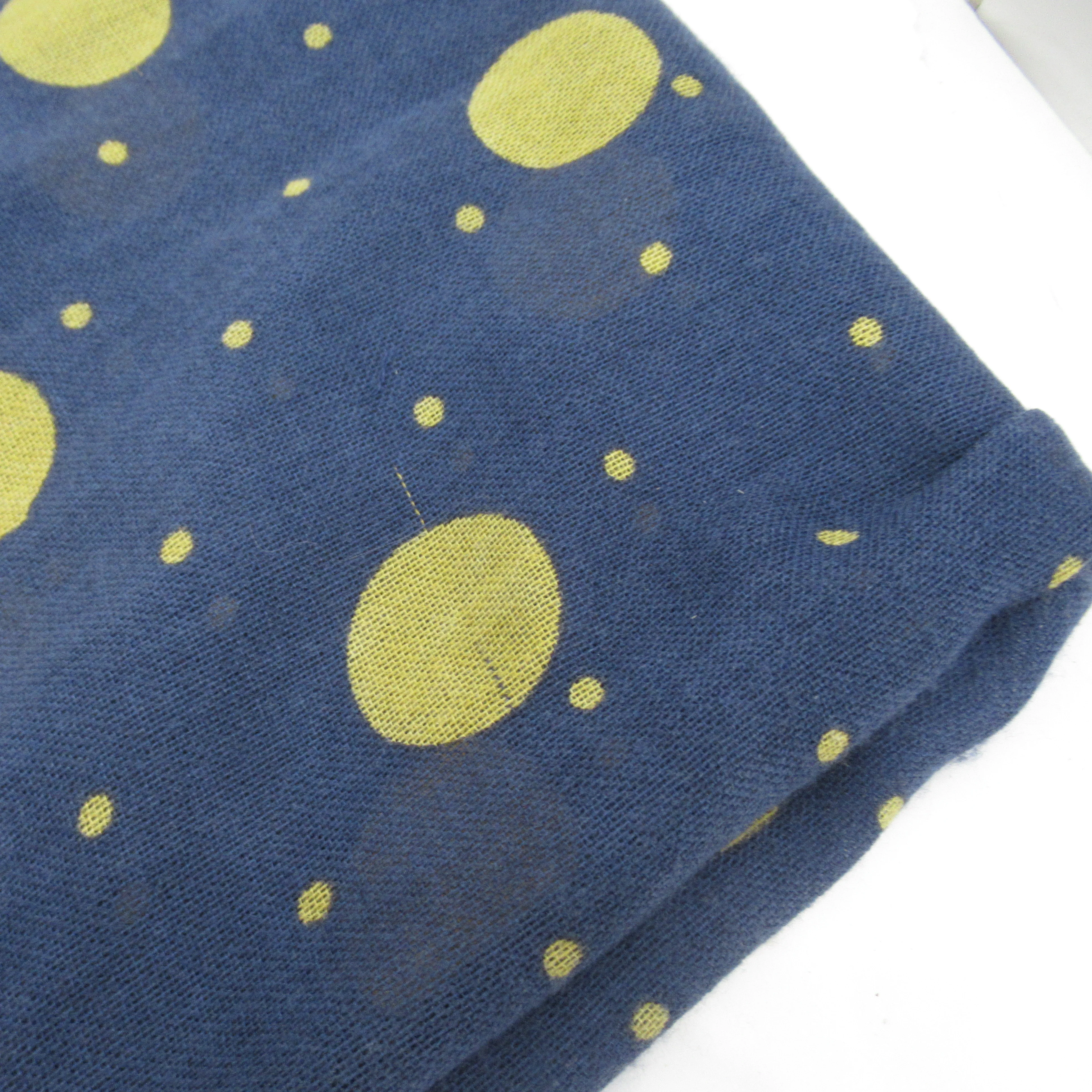 Laura Ashley Scarf Blue Yellow Spotted Womenswear | Preloved - Image 6