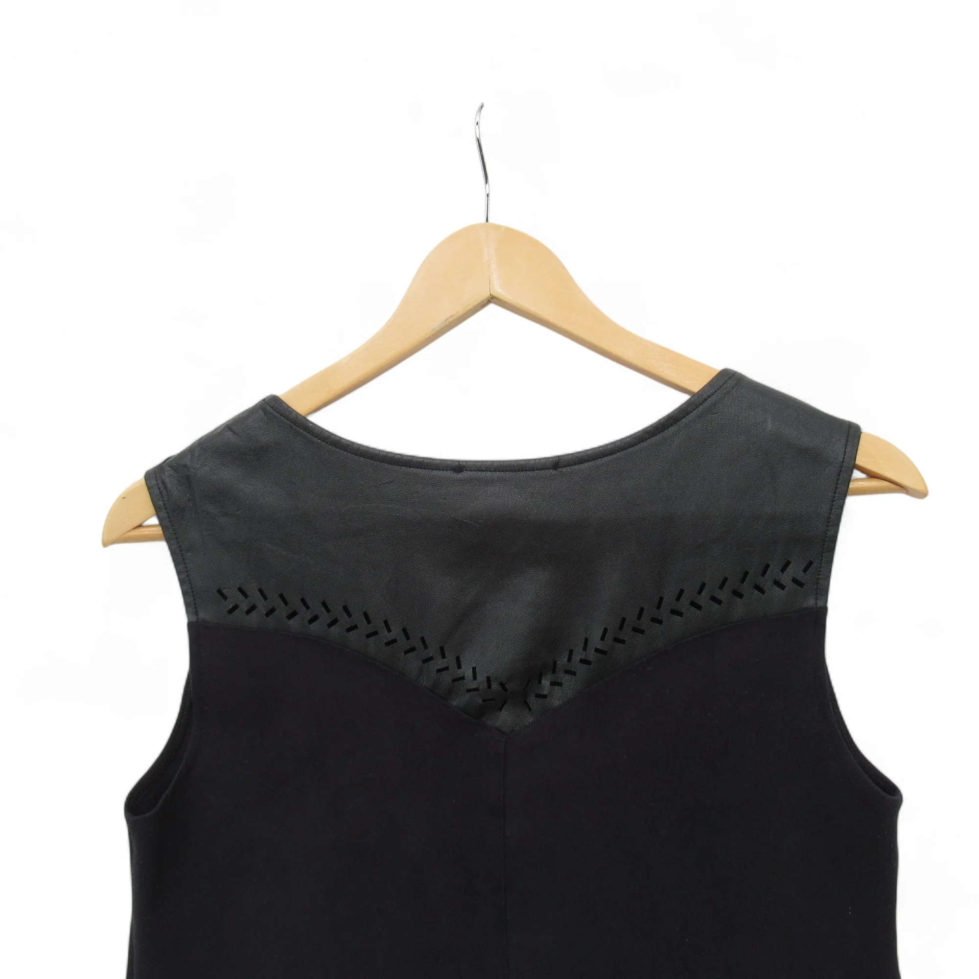 Lenny B Paris Suedette Dress Black Small Womenswear | Pre-loved - Image 5