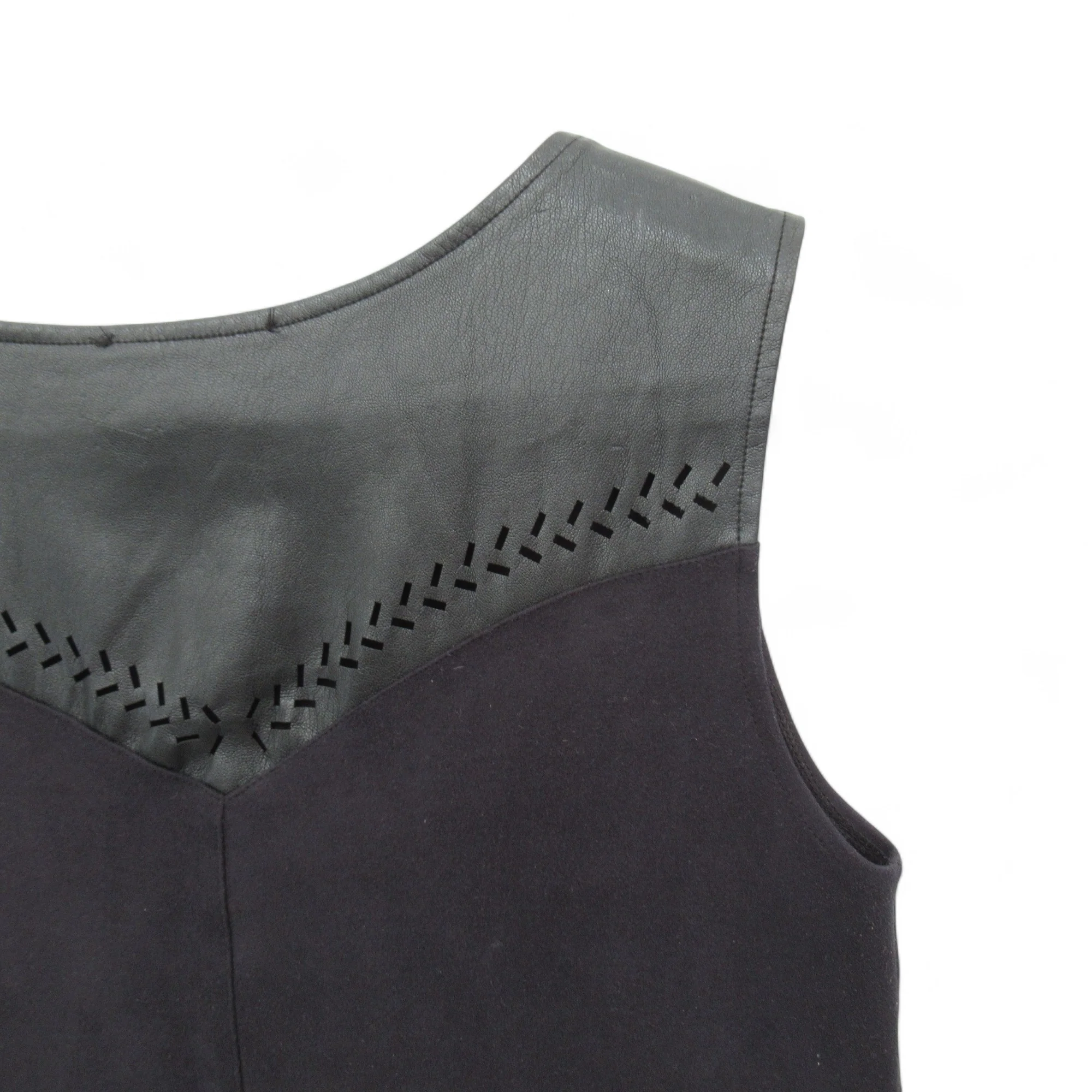 Lenny B Paris Suedette Dress Black Small Womenswear | Pre-loved - Image 6