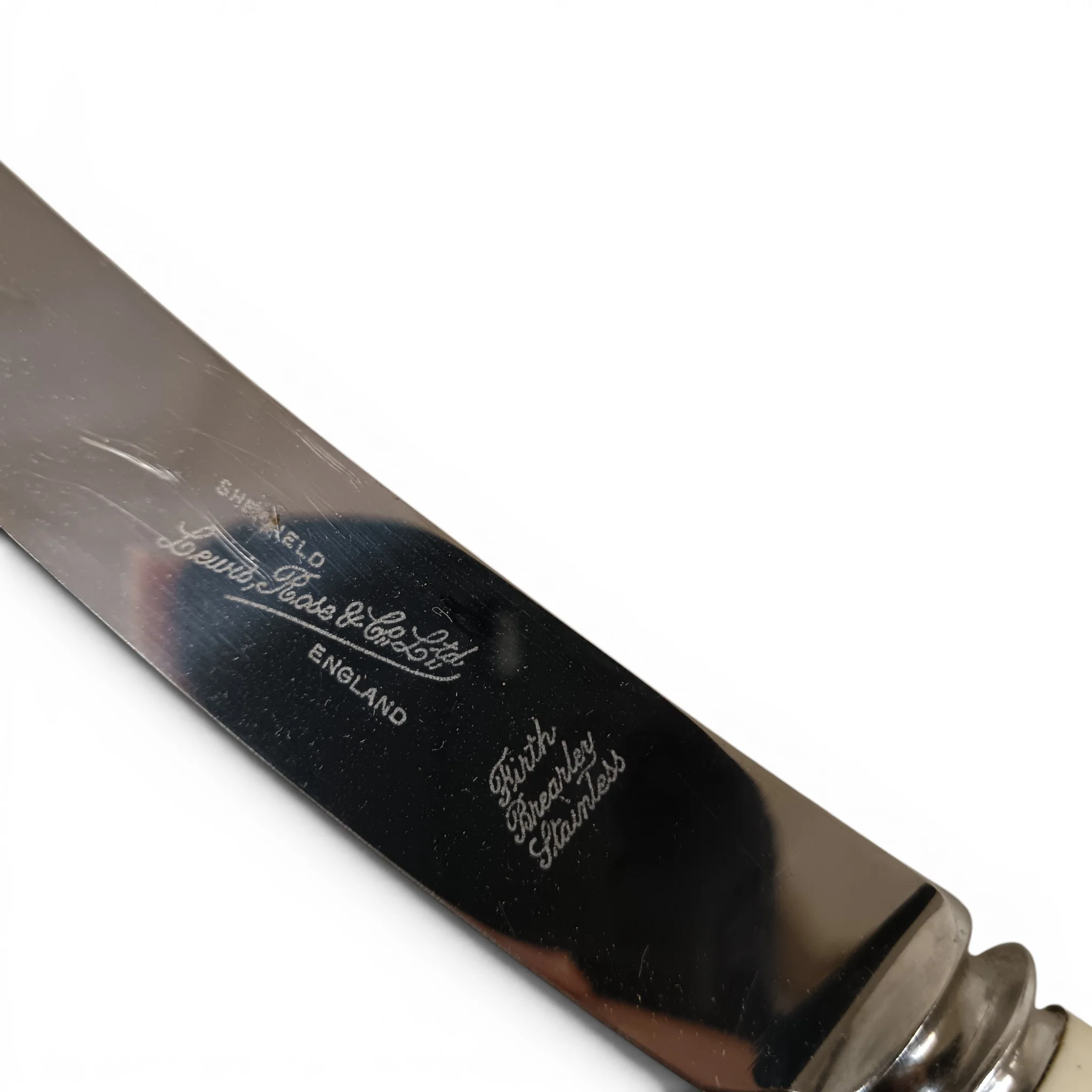 Lewis Rose & Co. Ltd. Six Piece Cutlery Knife Set Stainless Steel Sheffield England | Pre-loved - Image 4