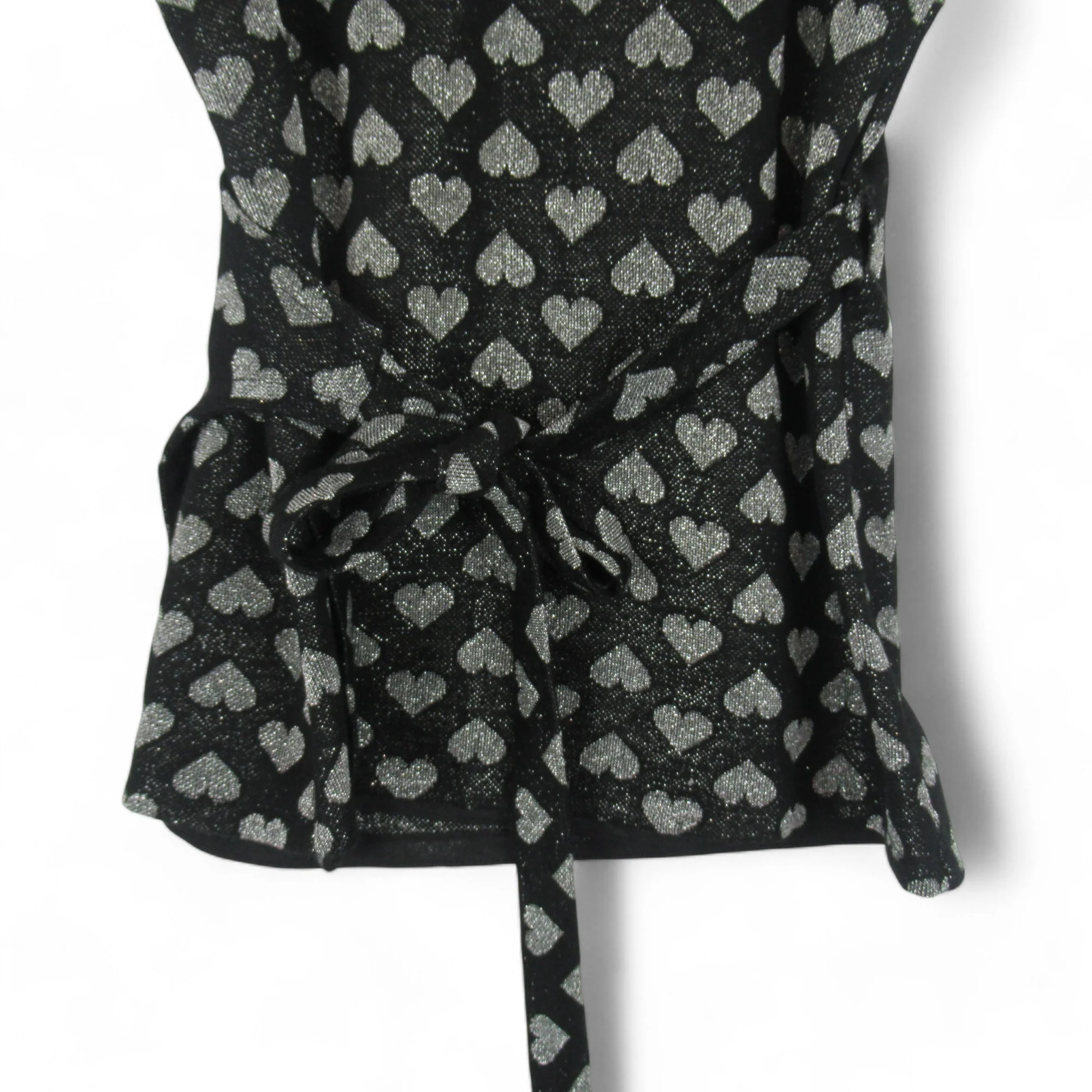Liberation London Vintage Small Black Silver Top Womenswear | Preloved - Image 5