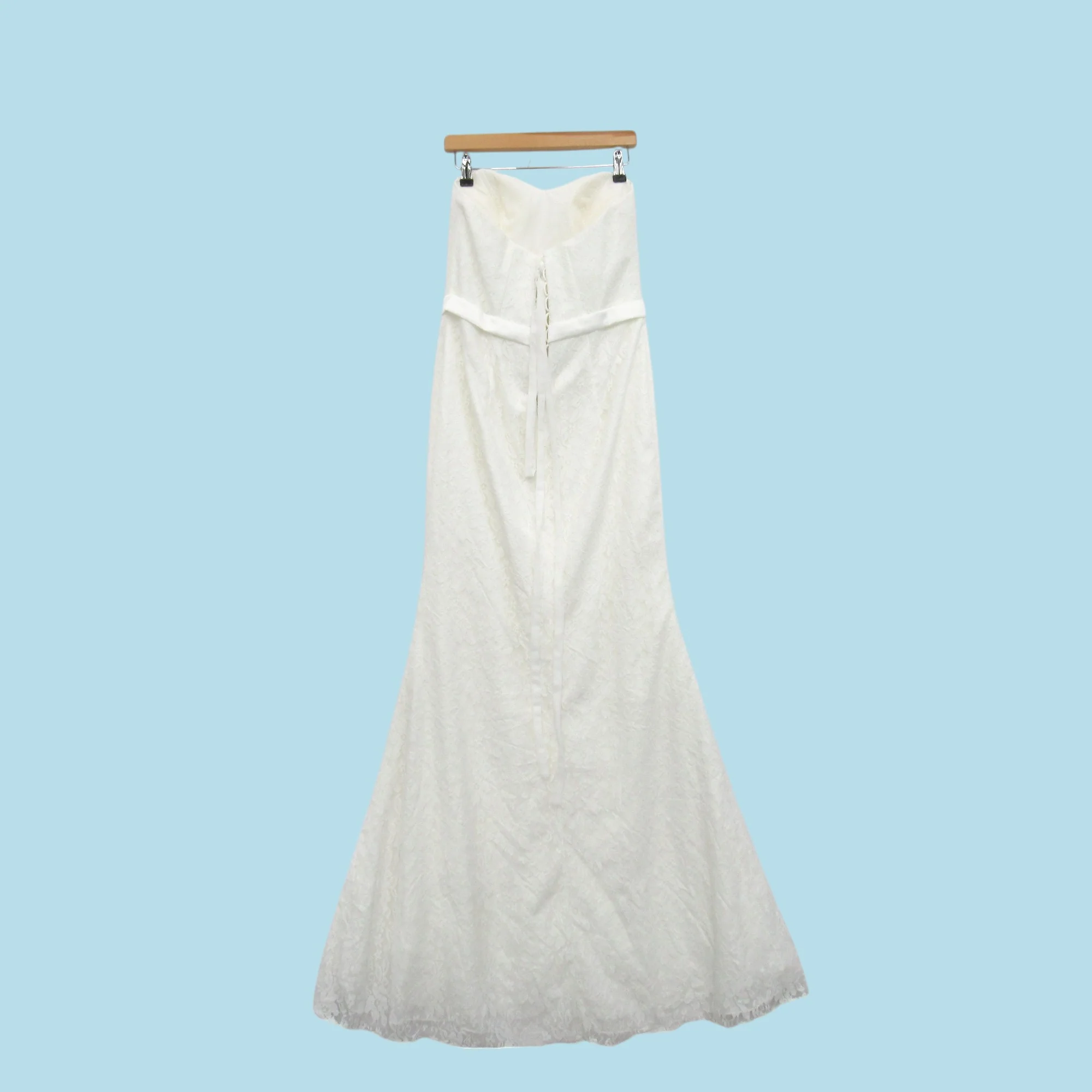 Linzi Jay Wedding Dress UK 14 Ivory Womenswear | Pre-loved - Image 3