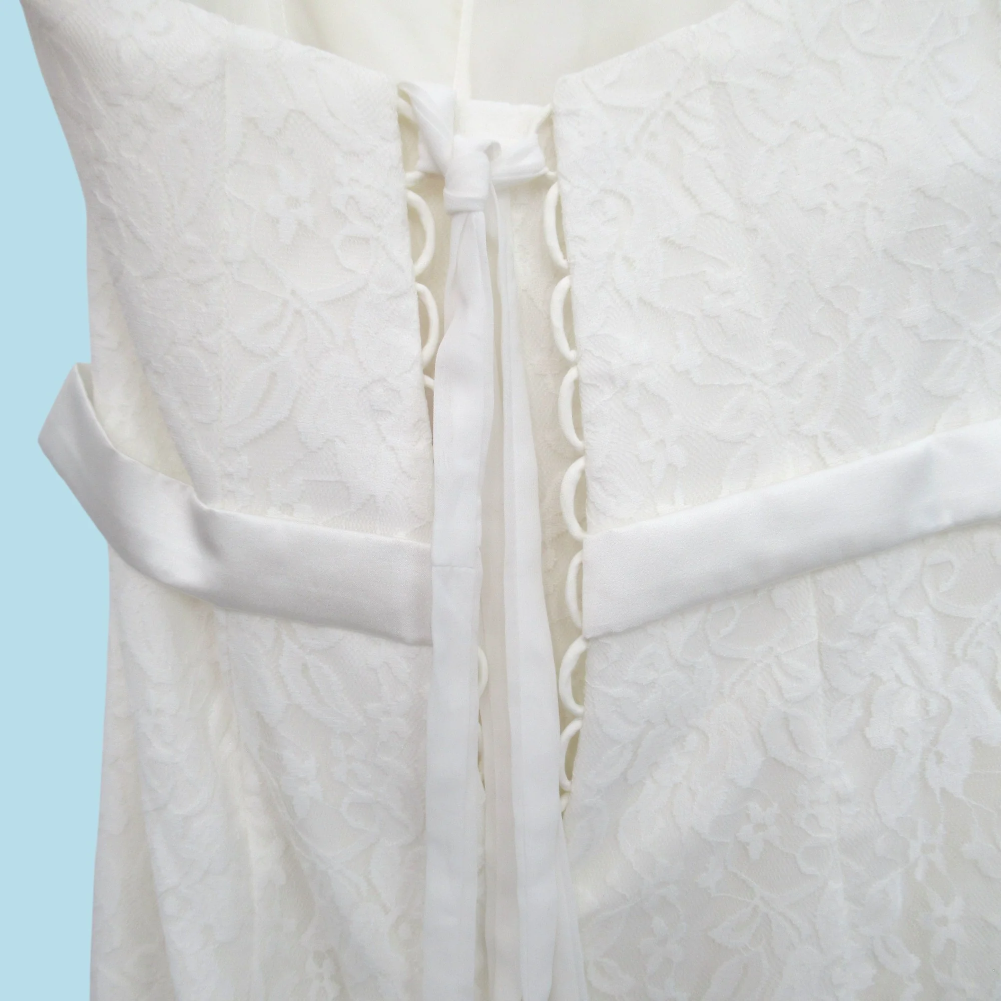 Linzi Jay Wedding Dress UK 14 Ivory Womenswear | Pre-loved - Image 4