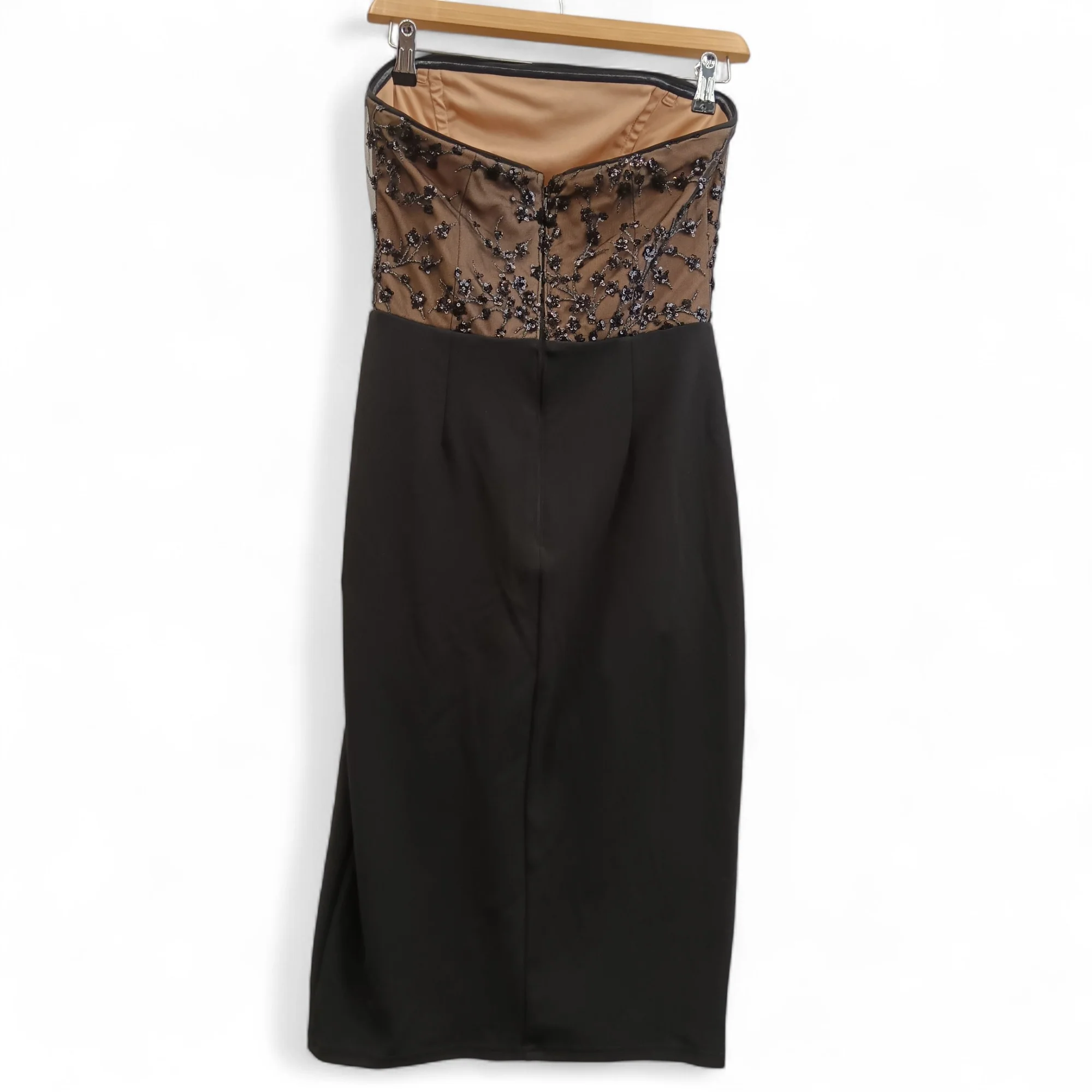 Lipsy Black Strapless Dress UK 8- Tags On- Womenswear | Pre-loved - Image 2
