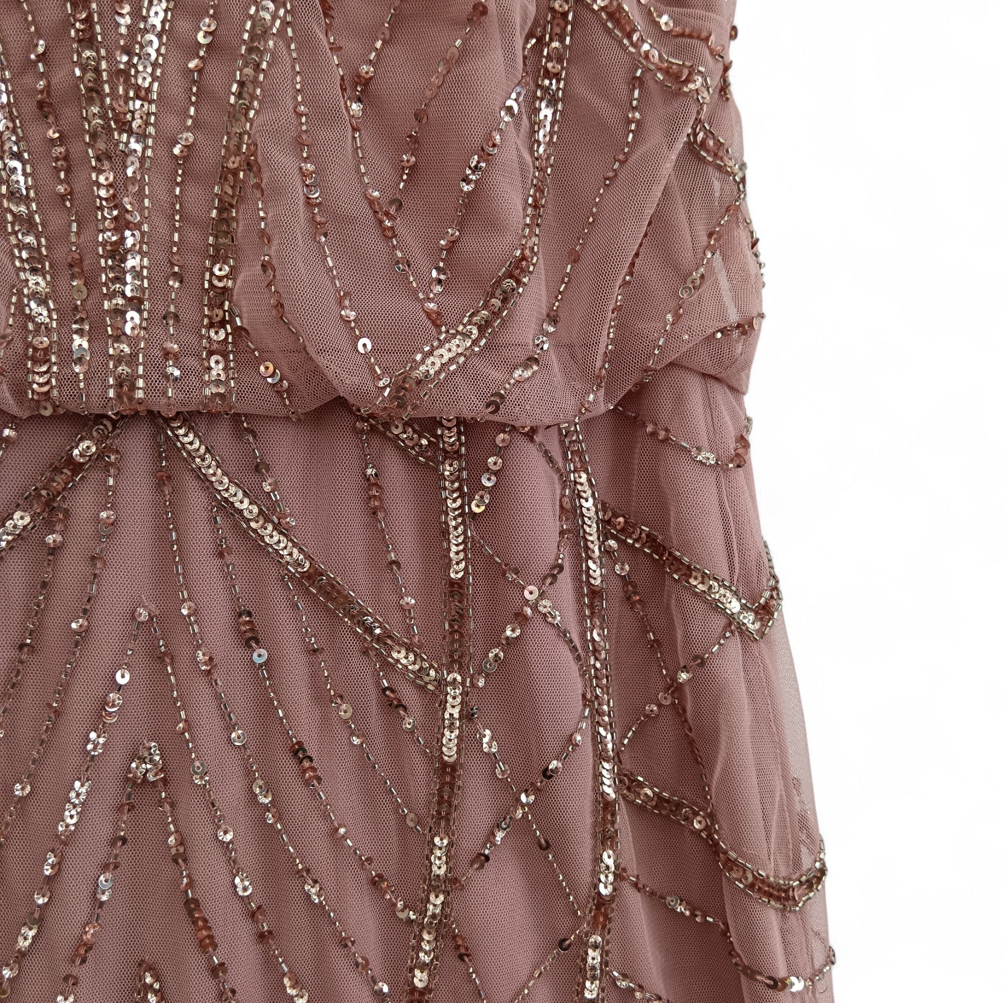 Lipsy Dusty Pink Long Dress  UK 8- Tags On- Womenswear | Pre-loved - Image 5