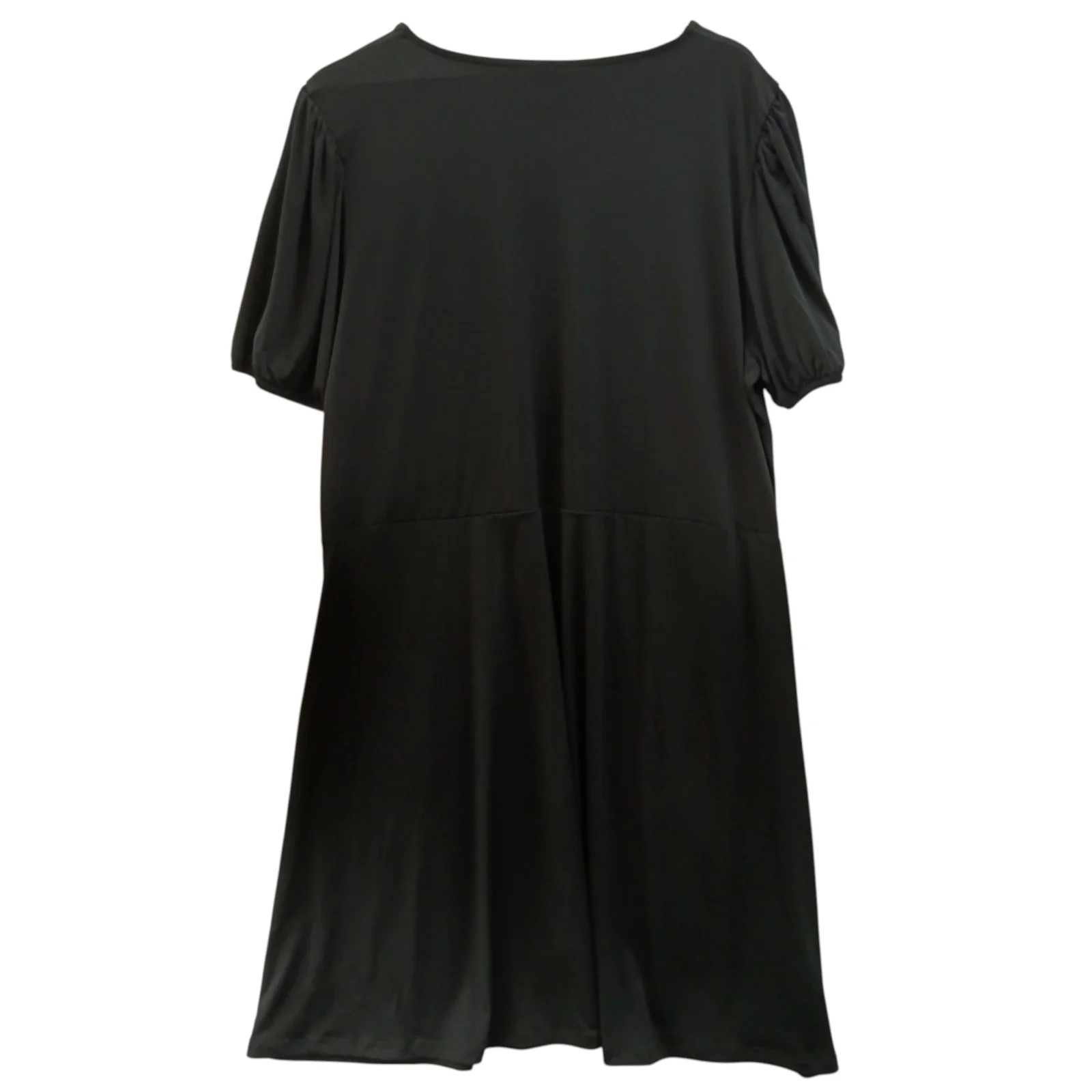 Lipsy London Black Cinched-Waist Jersey Dress UK 22 -Womenswear | Pre-loved - Image 2