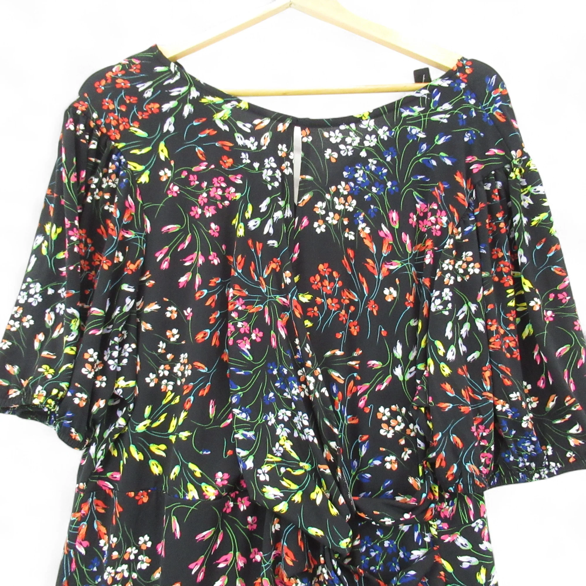 Lipsy London Floral Dress UK 22 Multicoloured Womenswear | Pre-loved - Image 3