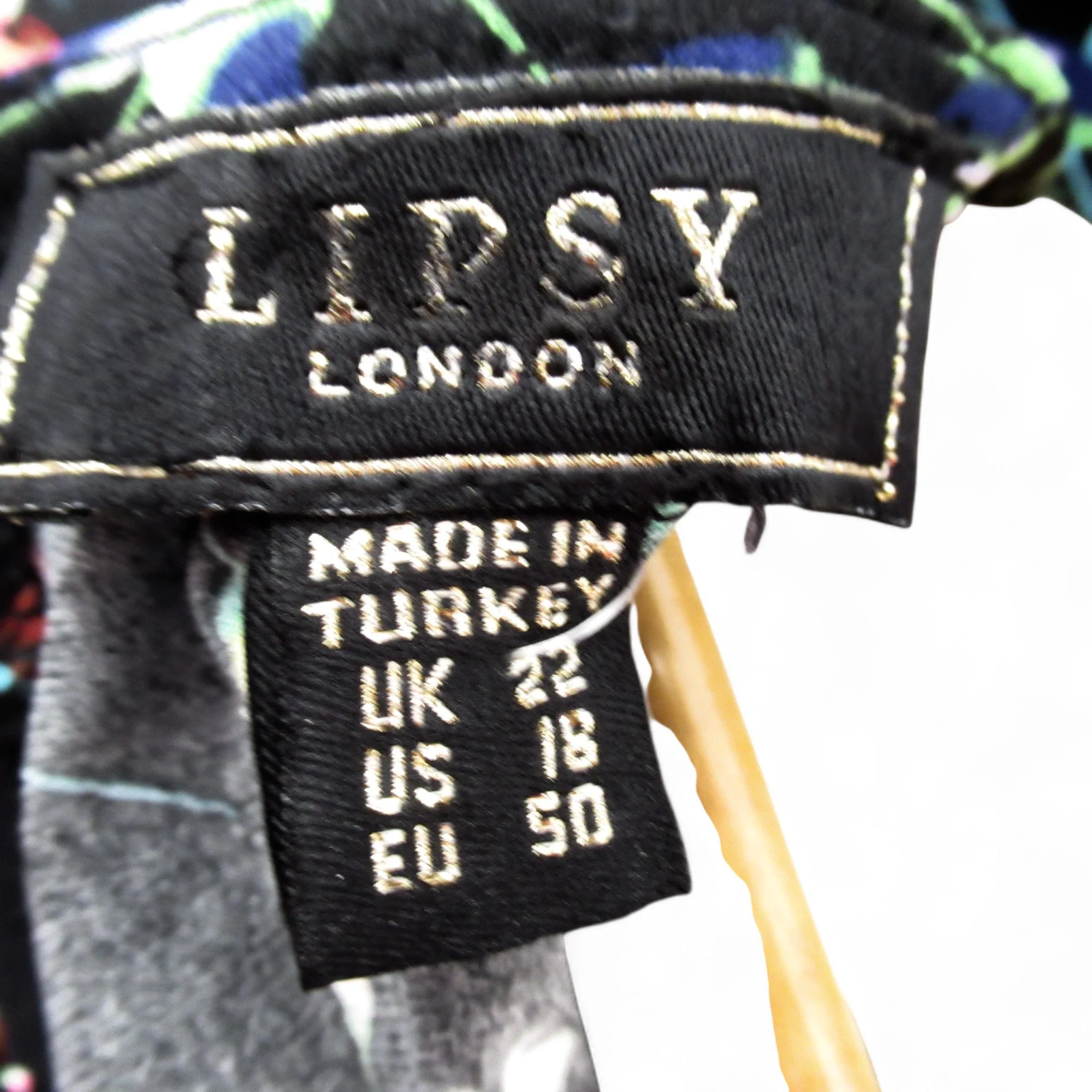 Lipsy London Floral Dress UK 22 Multicoloured Womenswear | Pre-loved - Image 6