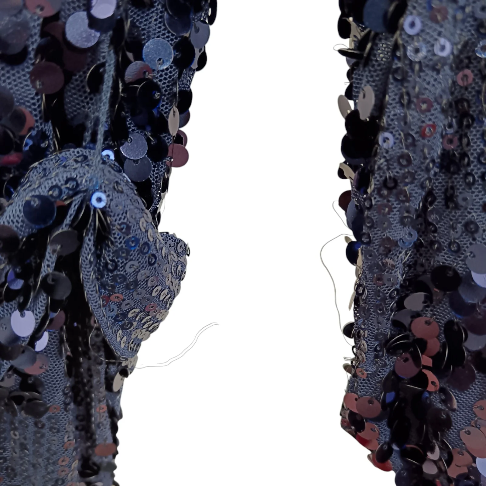 Lipsy London Navy Blue Sequined Dress UK 22 Womenswear | Pre-loved - Image 4