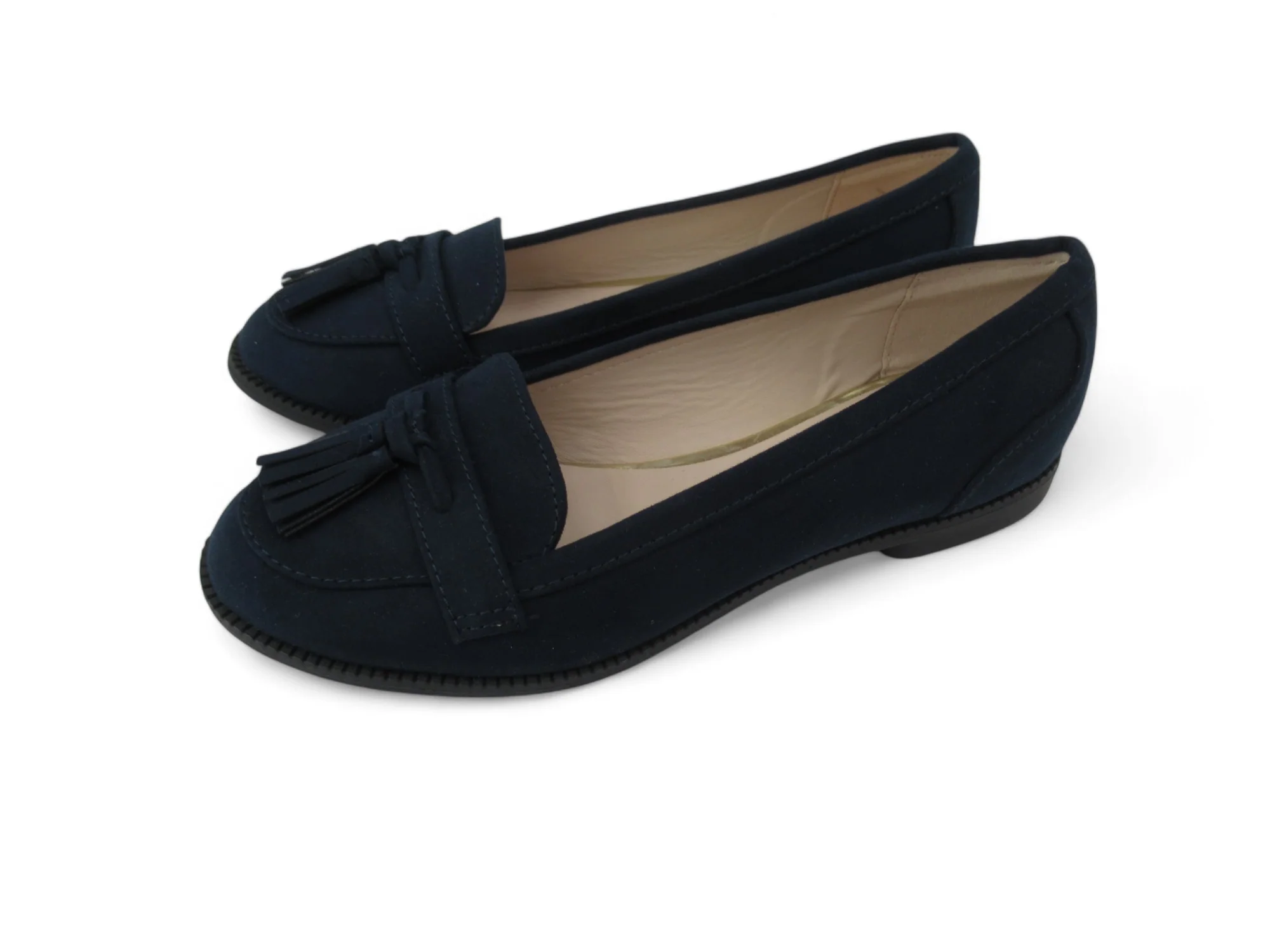 Lipsy London UK 3 Navy Blue Loafer Shoes Womenswear | Preloved - Image 4