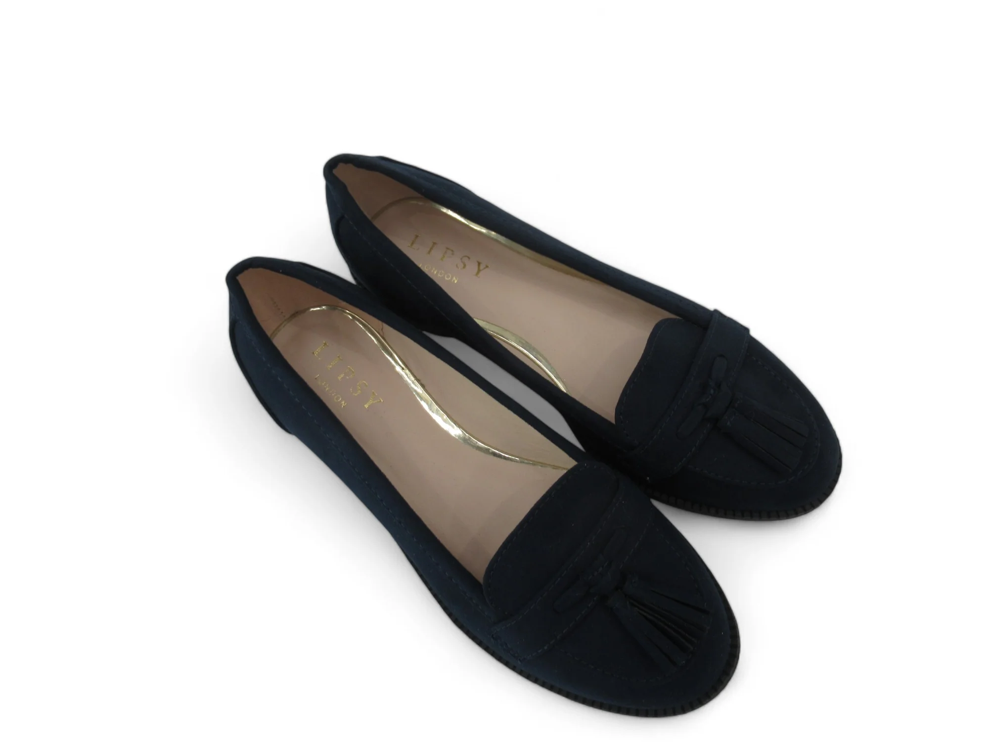 Lipsy London UK 3 Navy Blue Loafer Shoes Womenswear | Preloved - Image 6