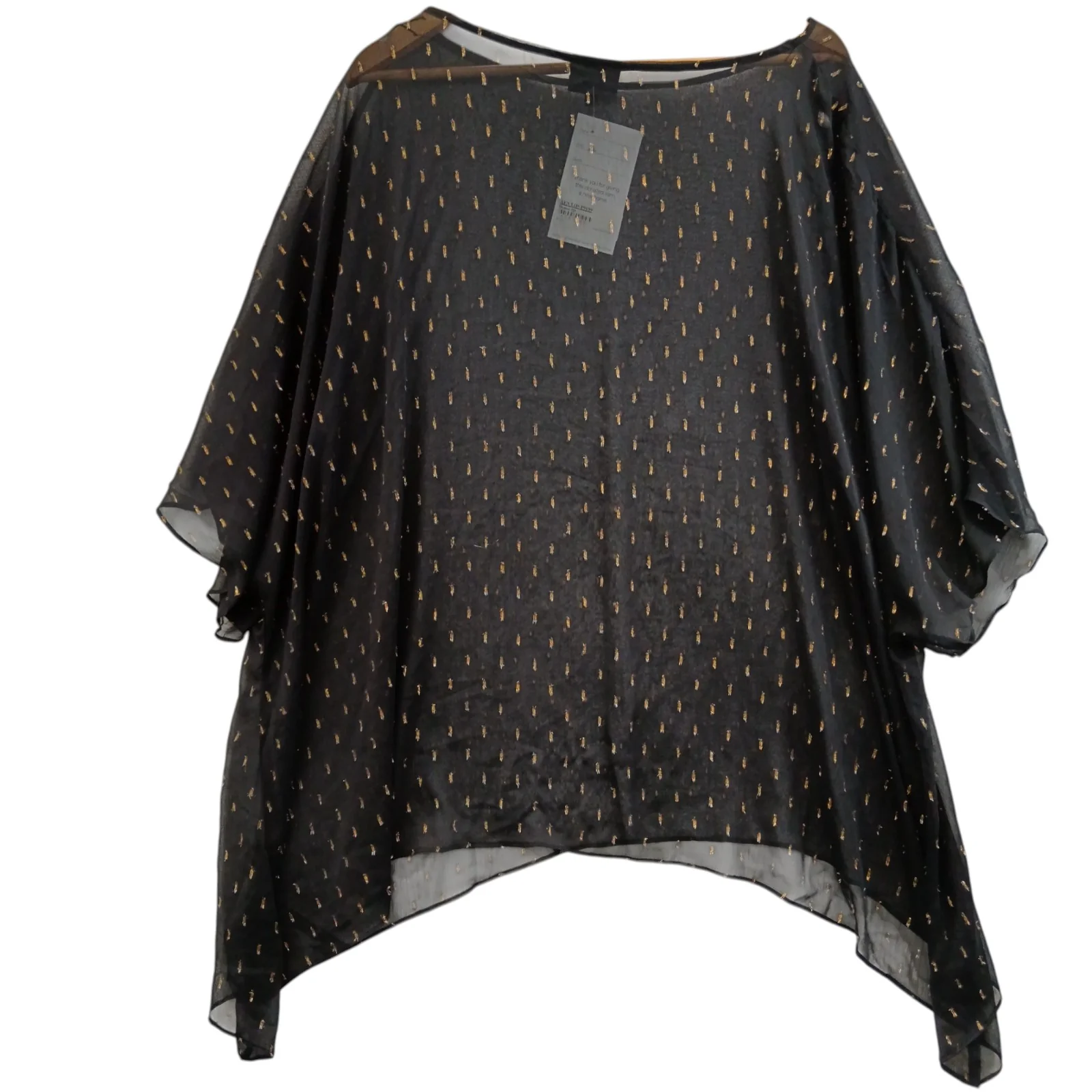 Live Unlimited Black Blouse UK 26 Womenswear | Pre-loved - Image 2