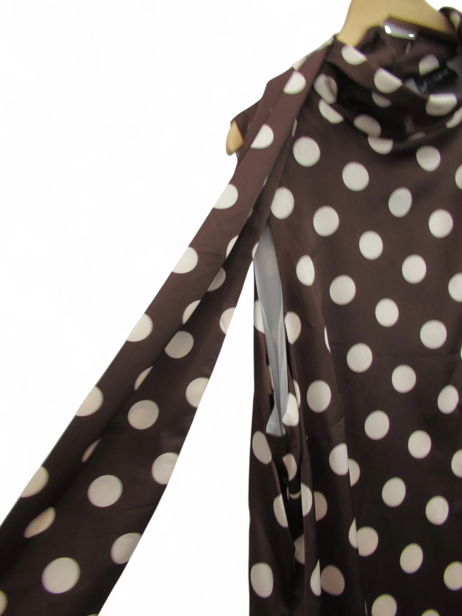 Live Unlimited Spotty Dress Brown UK 24 Womenswear | Pre-loved - Image 5