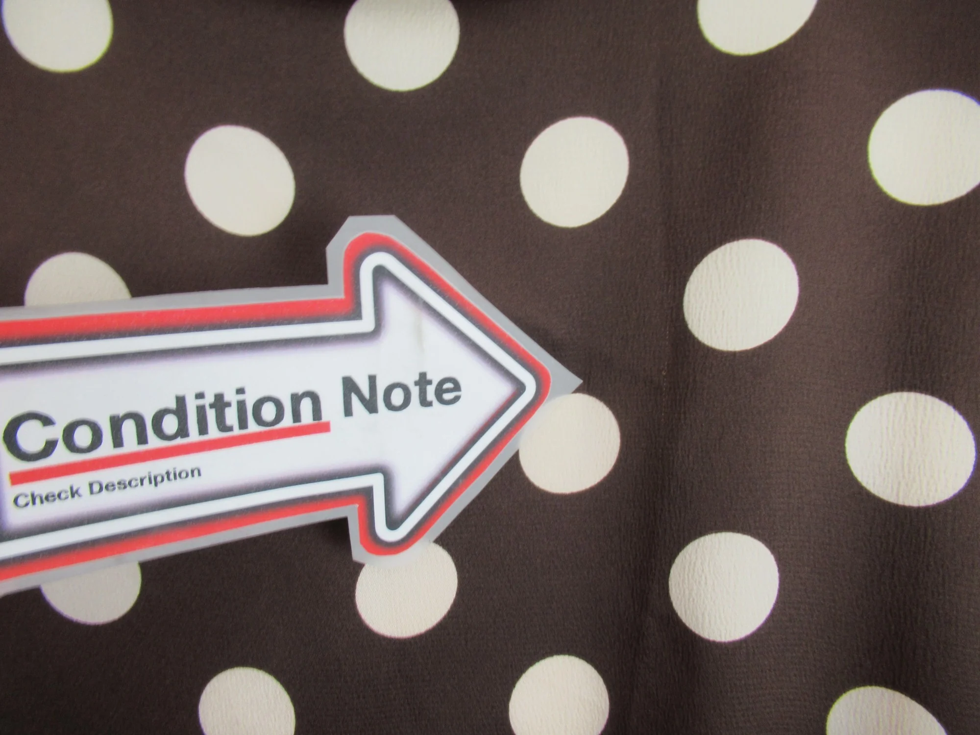 Live Unlimited Spotty Dress Brown UK 24 Womenswear | Pre-loved - Image 6