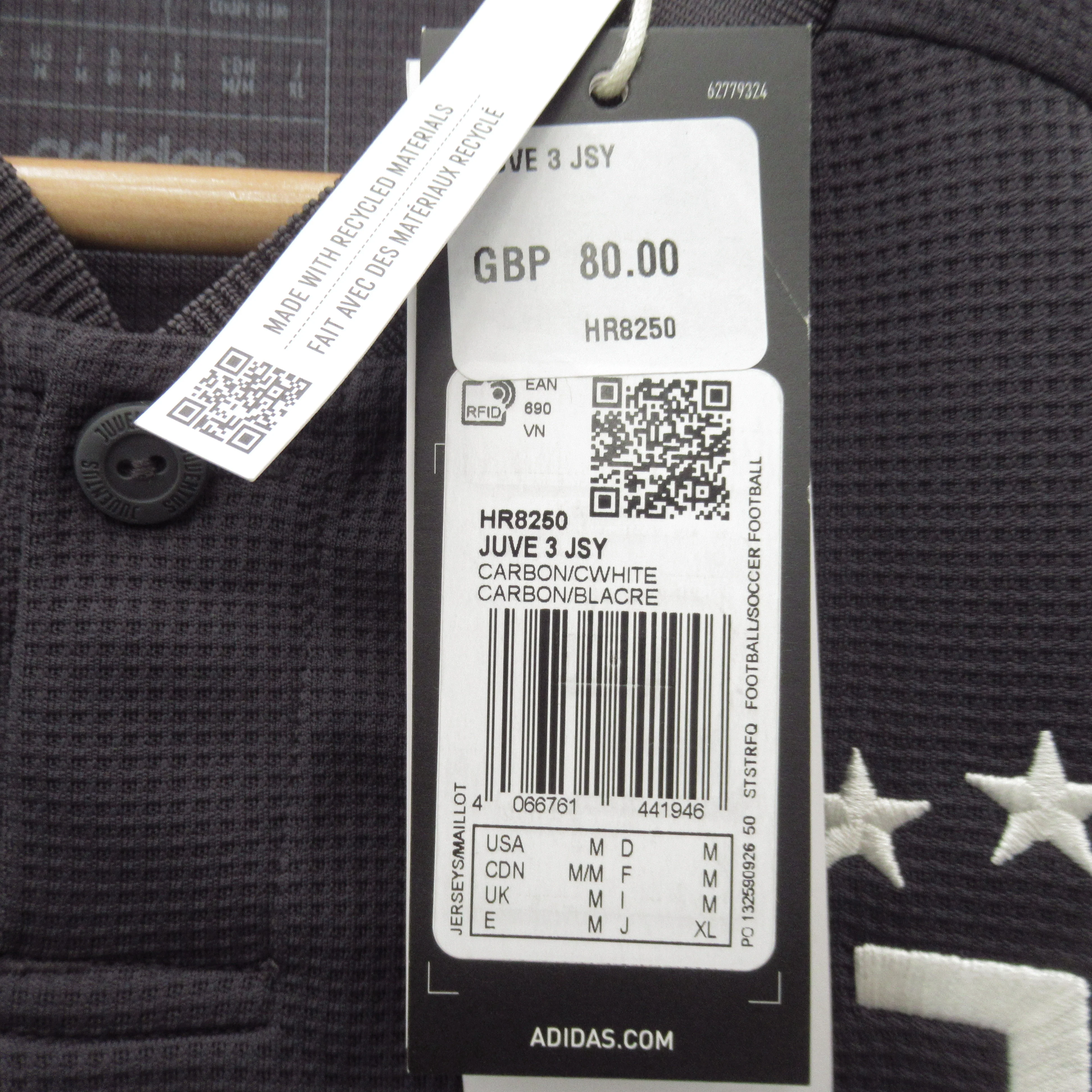 Juventus FC Football Shirt M Nike Sports Slim Fit w/ Tags | Pre-loved - Image 4