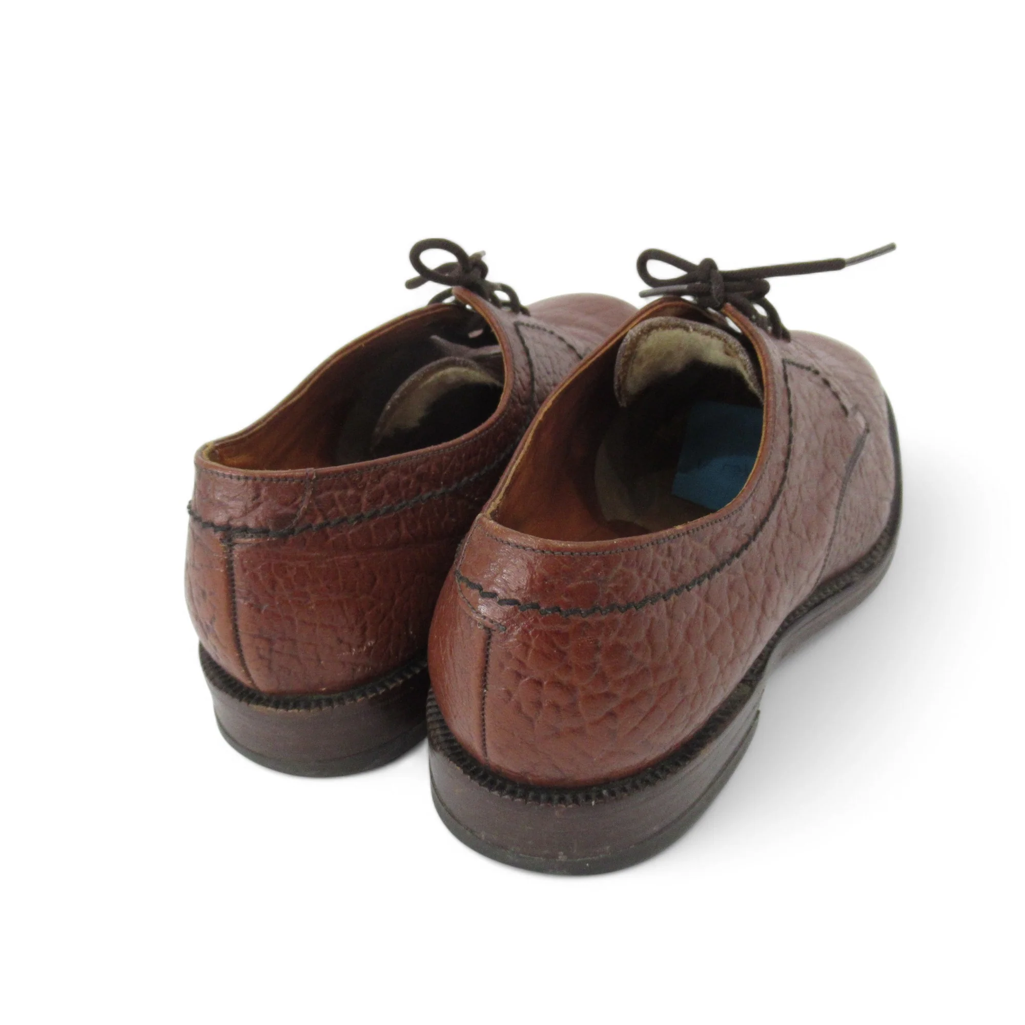 Loake Brogue Leather Shoes UK 8 Brown Menswear | Pre-loved - Image 3