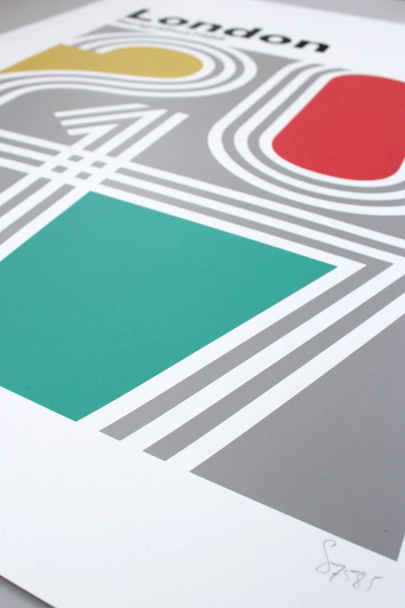 London Typography Retro Print - Image 3