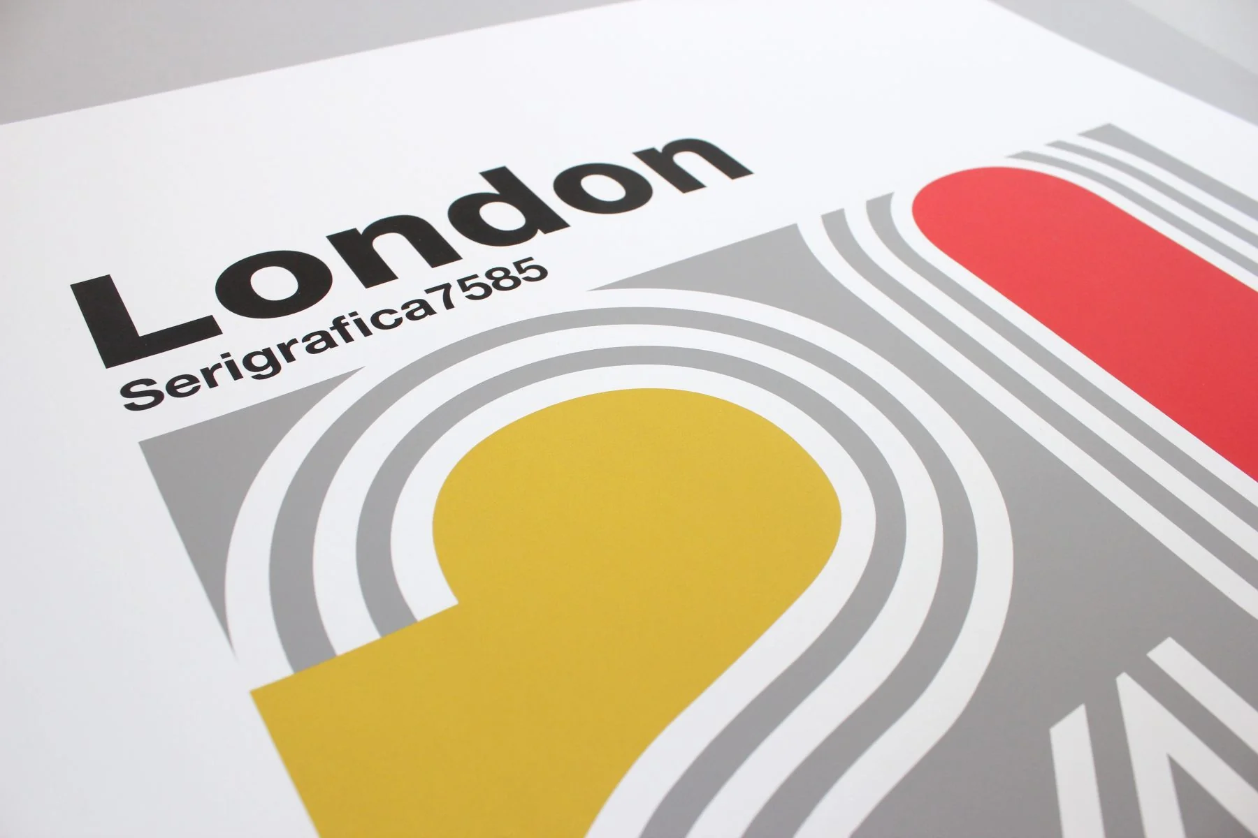 London Typography Retro Print - Image 4