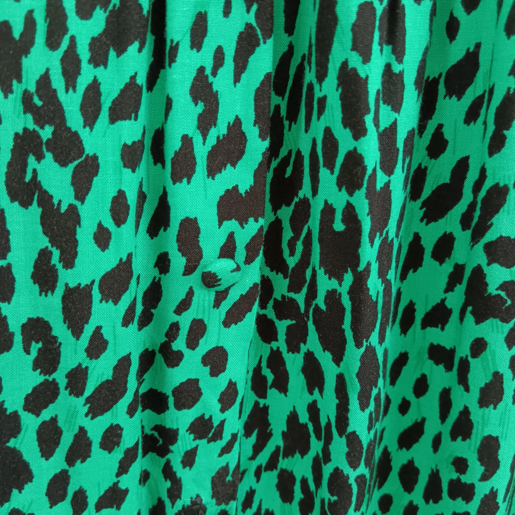 LTS Maxi Skirt UK 22 Green Animal Print Womenswear | Pre-loved - Image 5