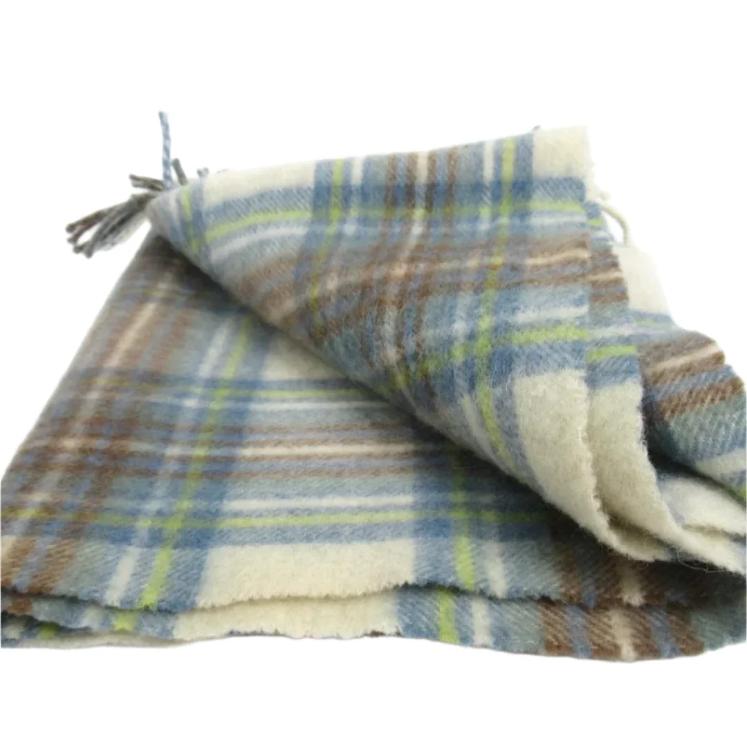 Lyle & Scott 10"x66" Multicoloured Lambswool Scarf Menswear | Preloved - Image 4