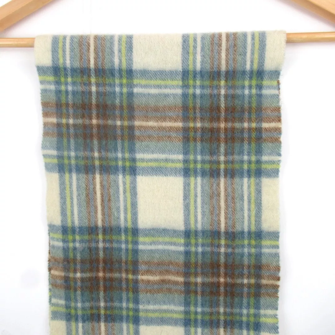 Lyle & Scott 10"x66" Multicoloured Lambswool Scarf Menswear | Preloved - Image 6