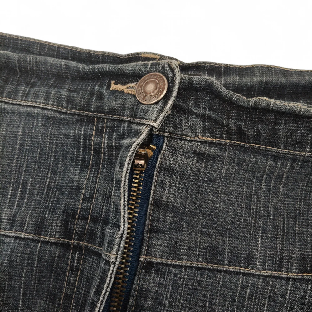 M D L Denim Skirt Dark Blue UK 22 Womenswear | Pre-loved - Image 6