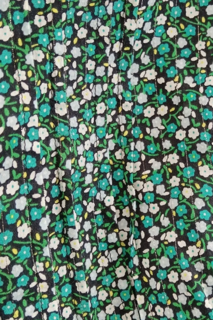M&S Green & White Floral Lightweight Women's Shirt UK 22 Womenswear | Pre-loved - Image 6