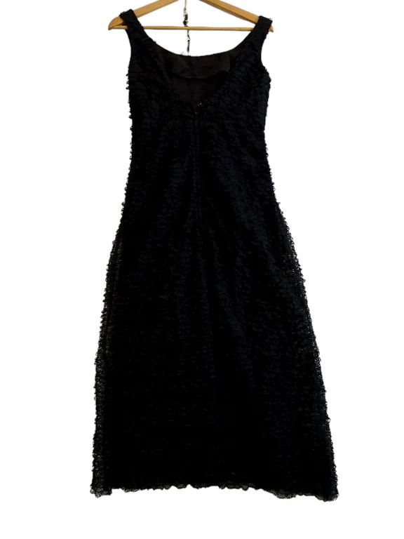 Madison Avenue Vintage Black Lace Midi Dress Sleeveless UK Medium - Womenswear | Preloved - Image 2