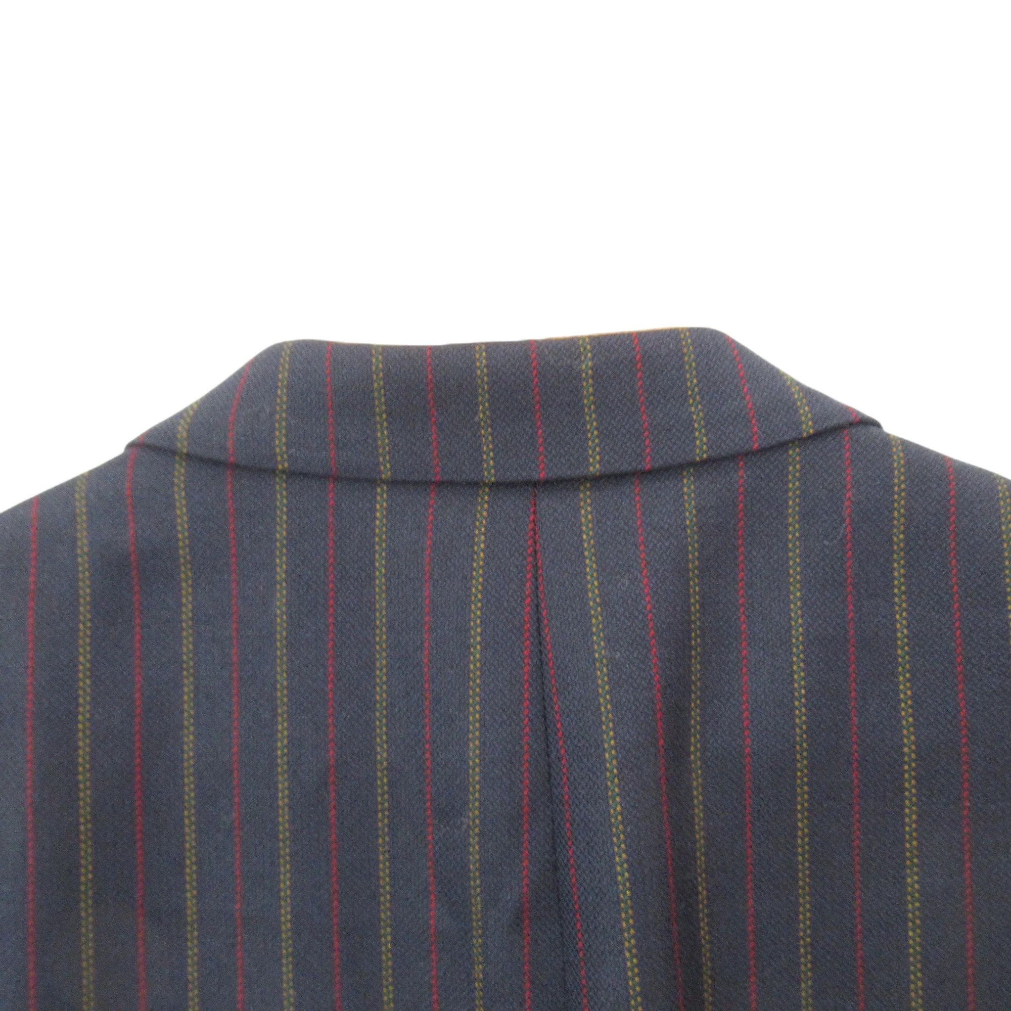 Magee Vintage Pinstripe Blazer Navy 44R Menswear | Pre-loved - Image 5
