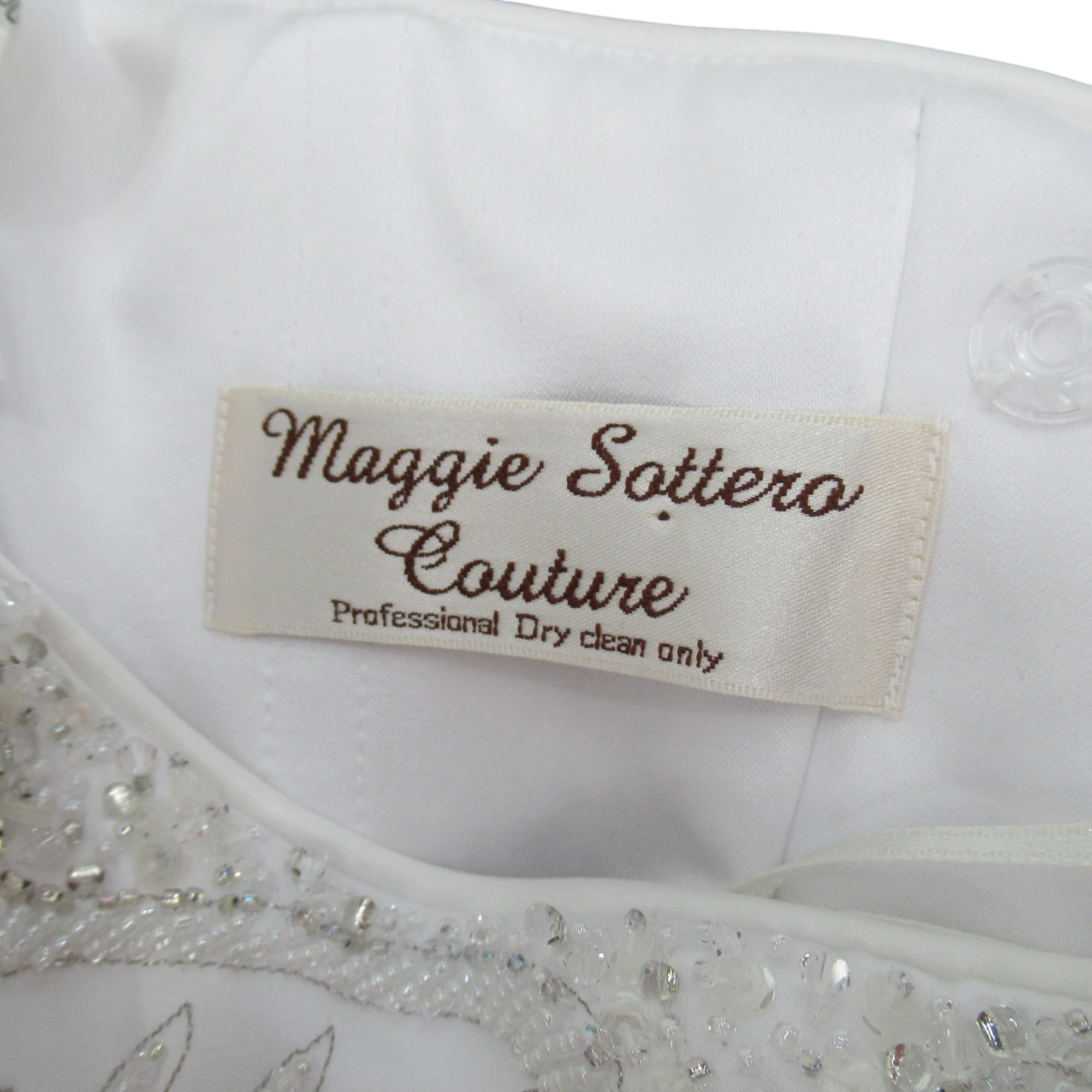 Maggie Sottero Wedding Dress White UK 10 Womenswear | Pre-loved - Image 3