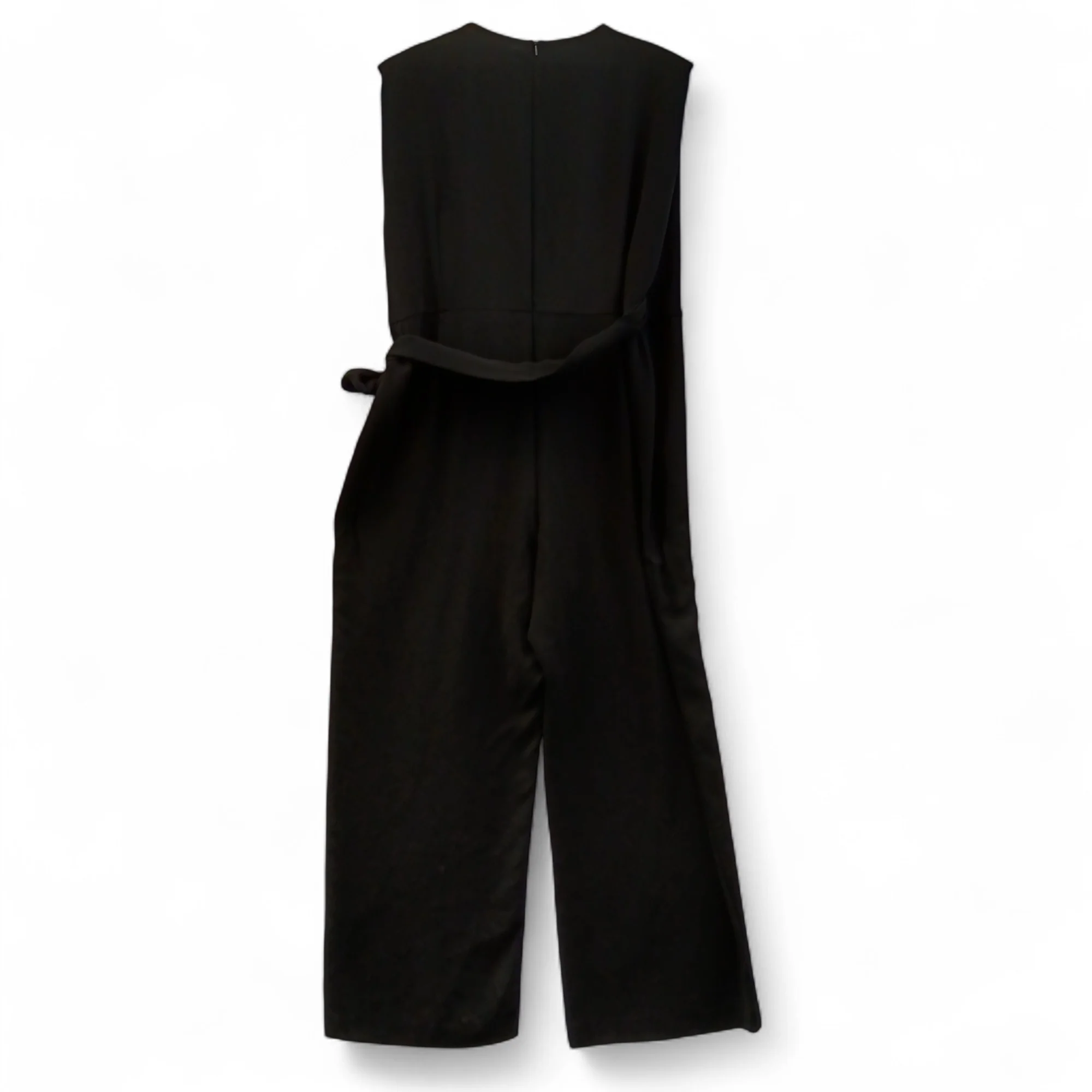 Mango Black V-Neck Jumpsuit UK 3X-Large Womenswear | Pre-loved - Image 2