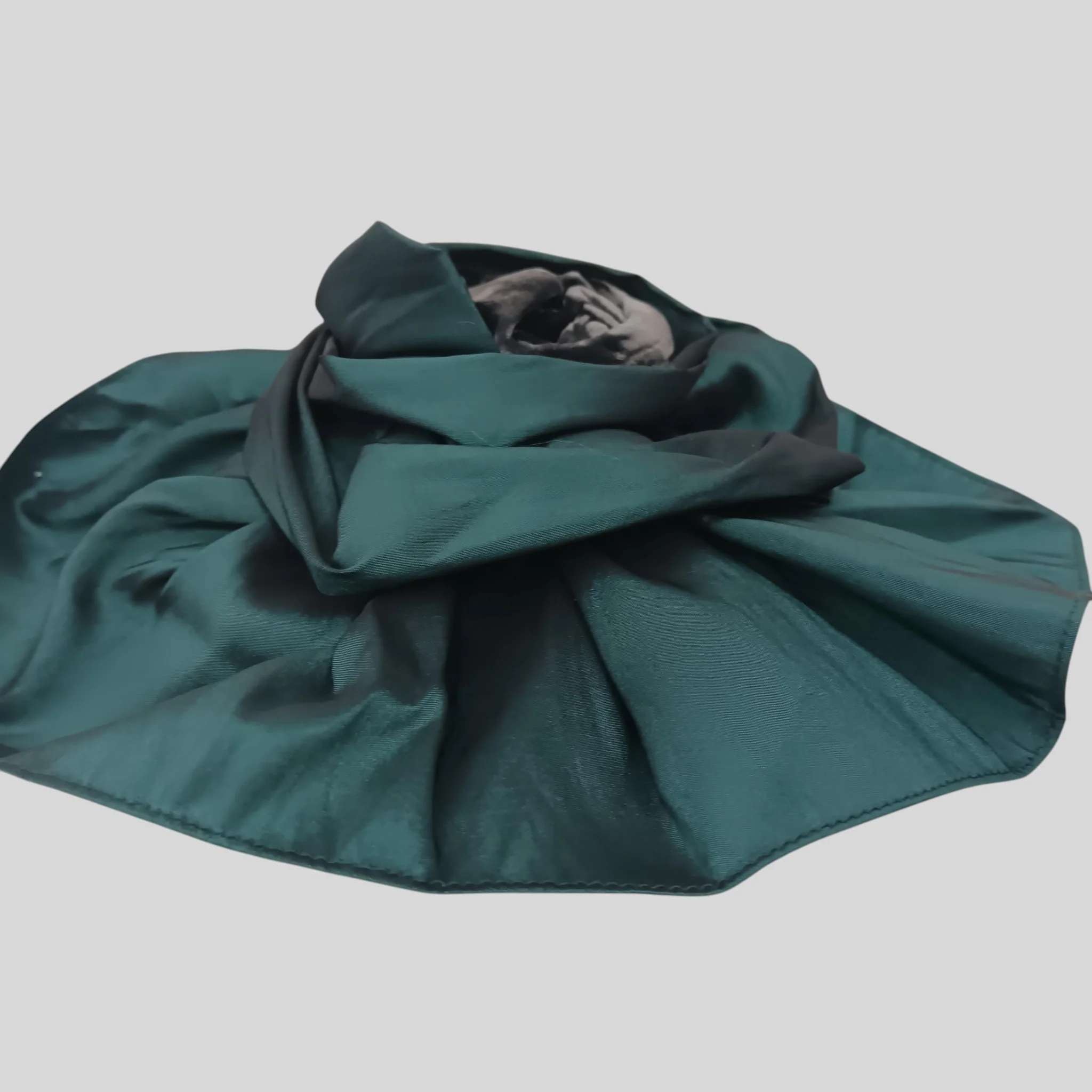 Manon Mother Of Bride Outfit Teal Dress With Matching Jacket and Fascinator UK 10 - Womenswear | Pre-loved - Image 5