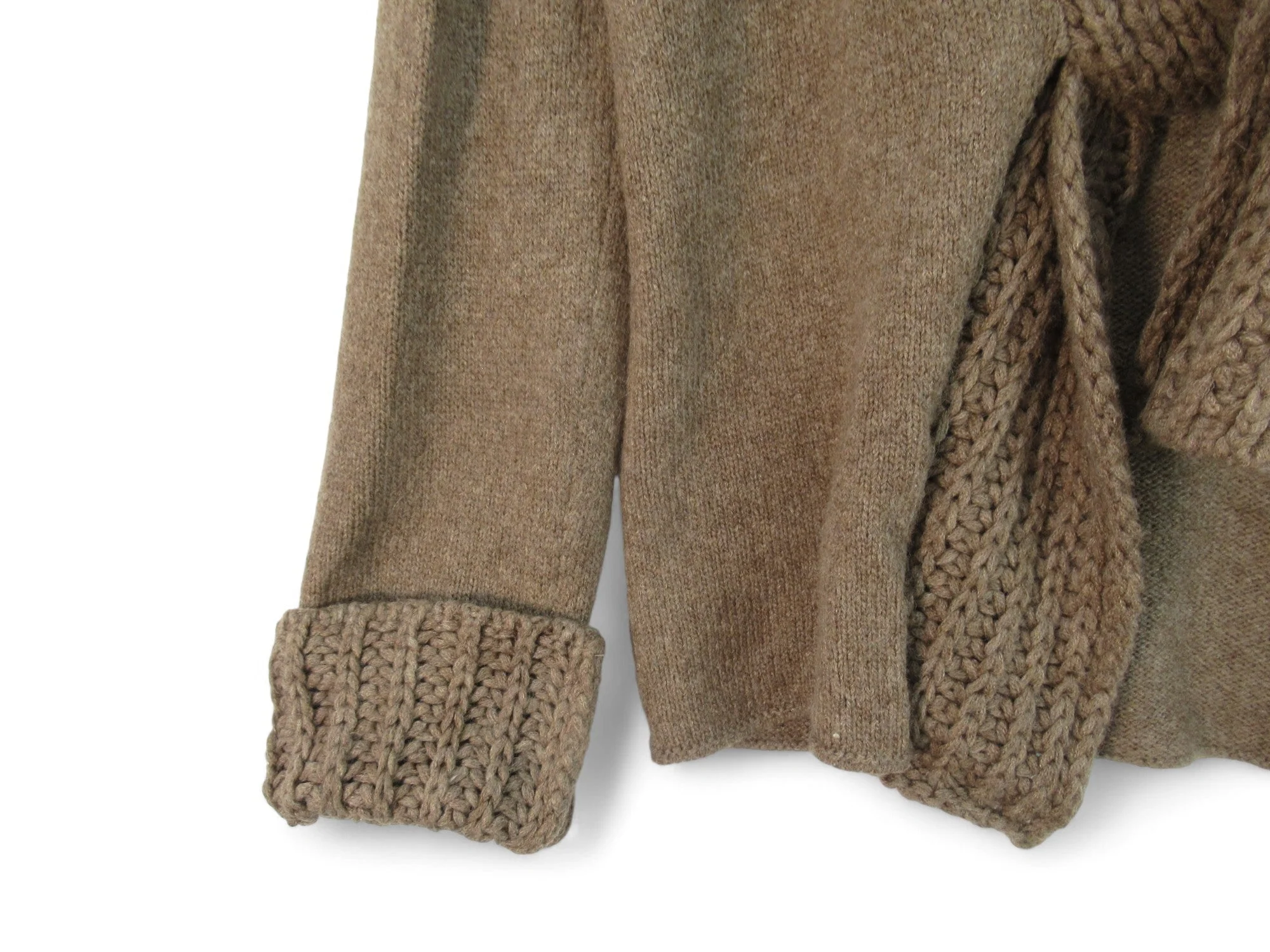 Marc Cain UK 12 Brown Alpaca Wool Cardigan Womenswear | Preloved - Image 3