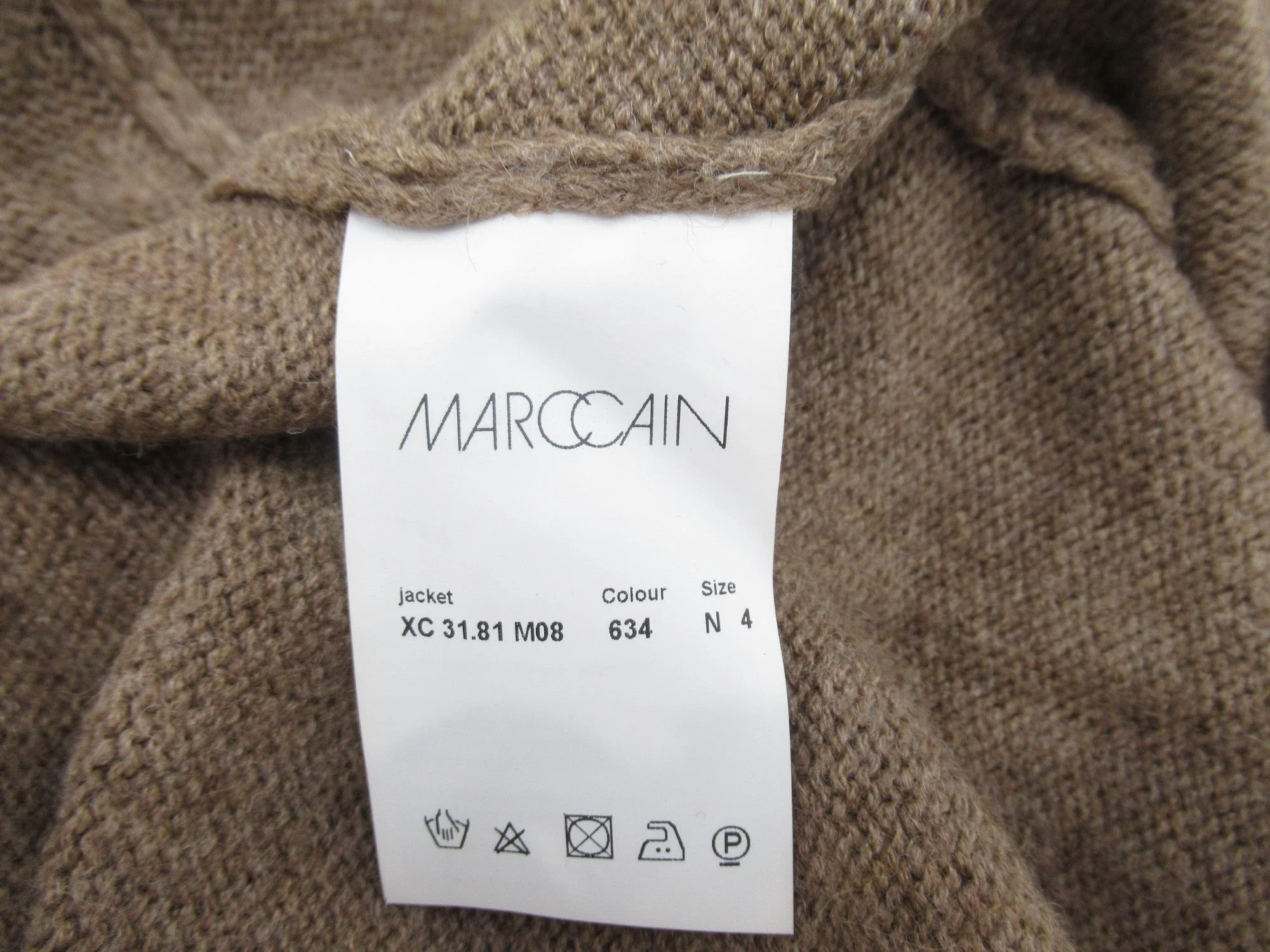 Marc Cain UK 12 Brown Alpaca Wool Cardigan Womenswear | Preloved - Image 5
