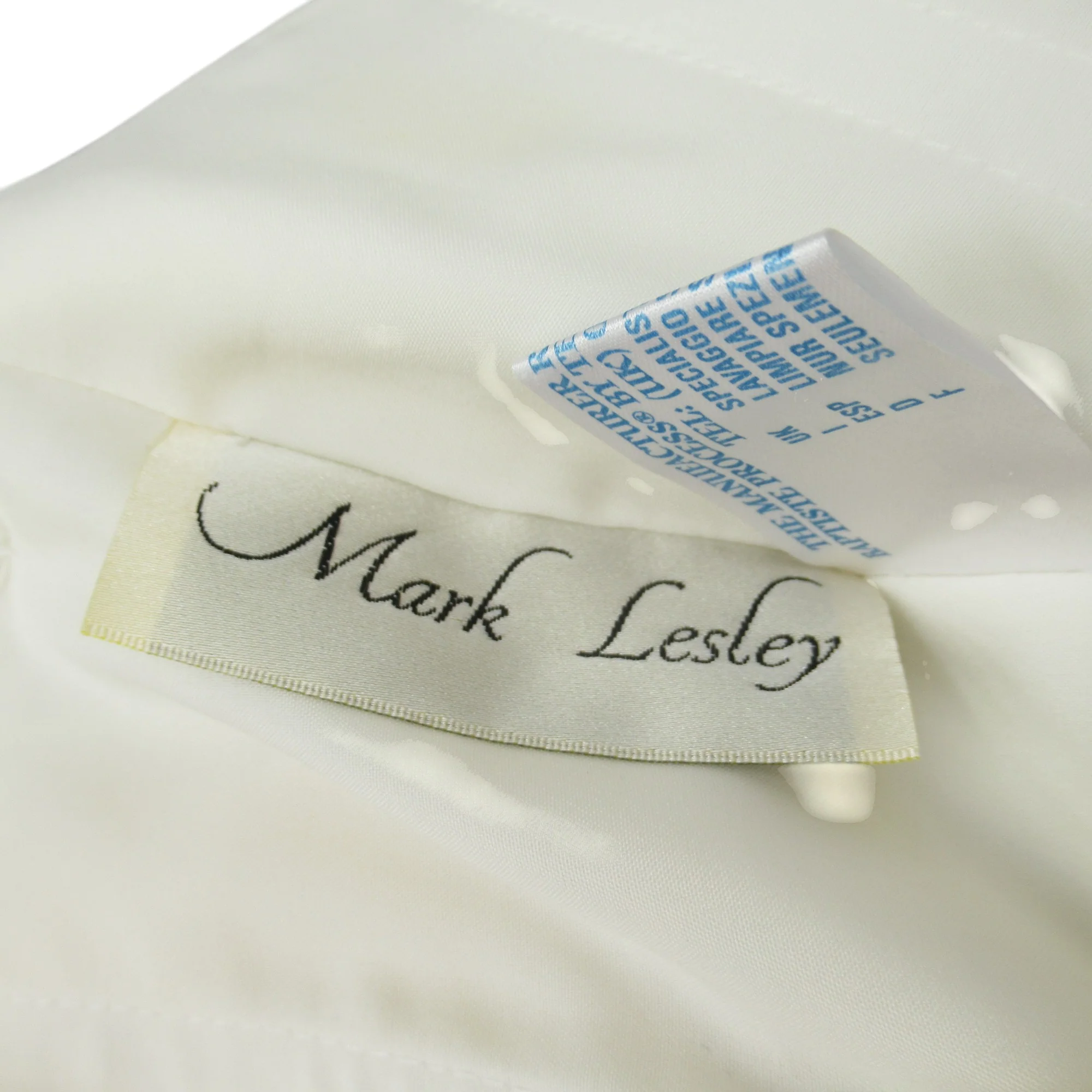 Mark Lesley Wedding Dress Ivory UK 16 Womenswear | Pre-loved - Image 6